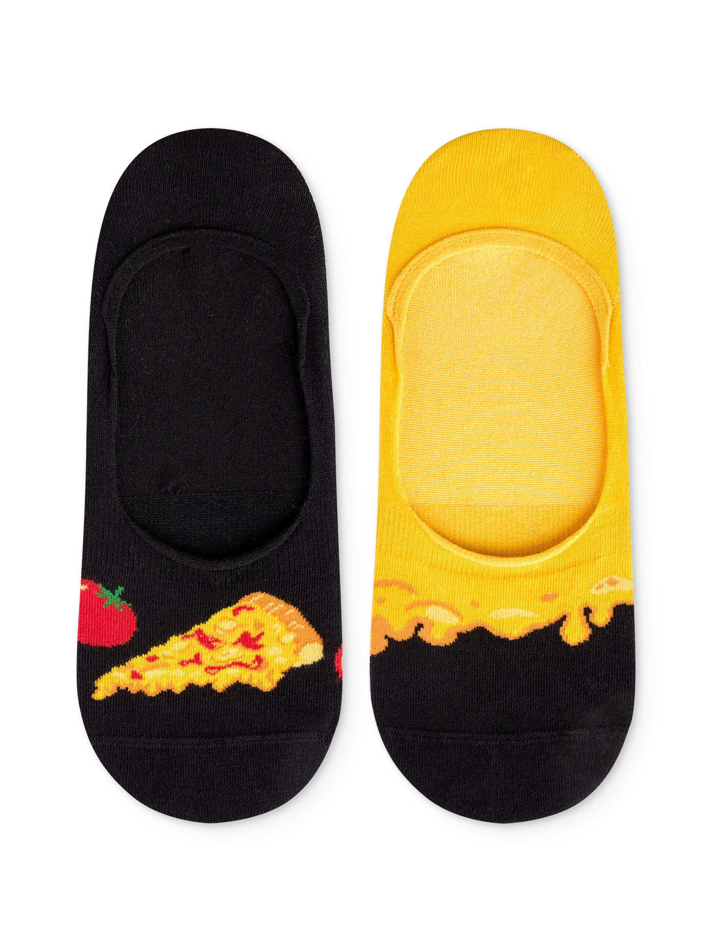 Vrolijke no-show sokken Kaaspizza