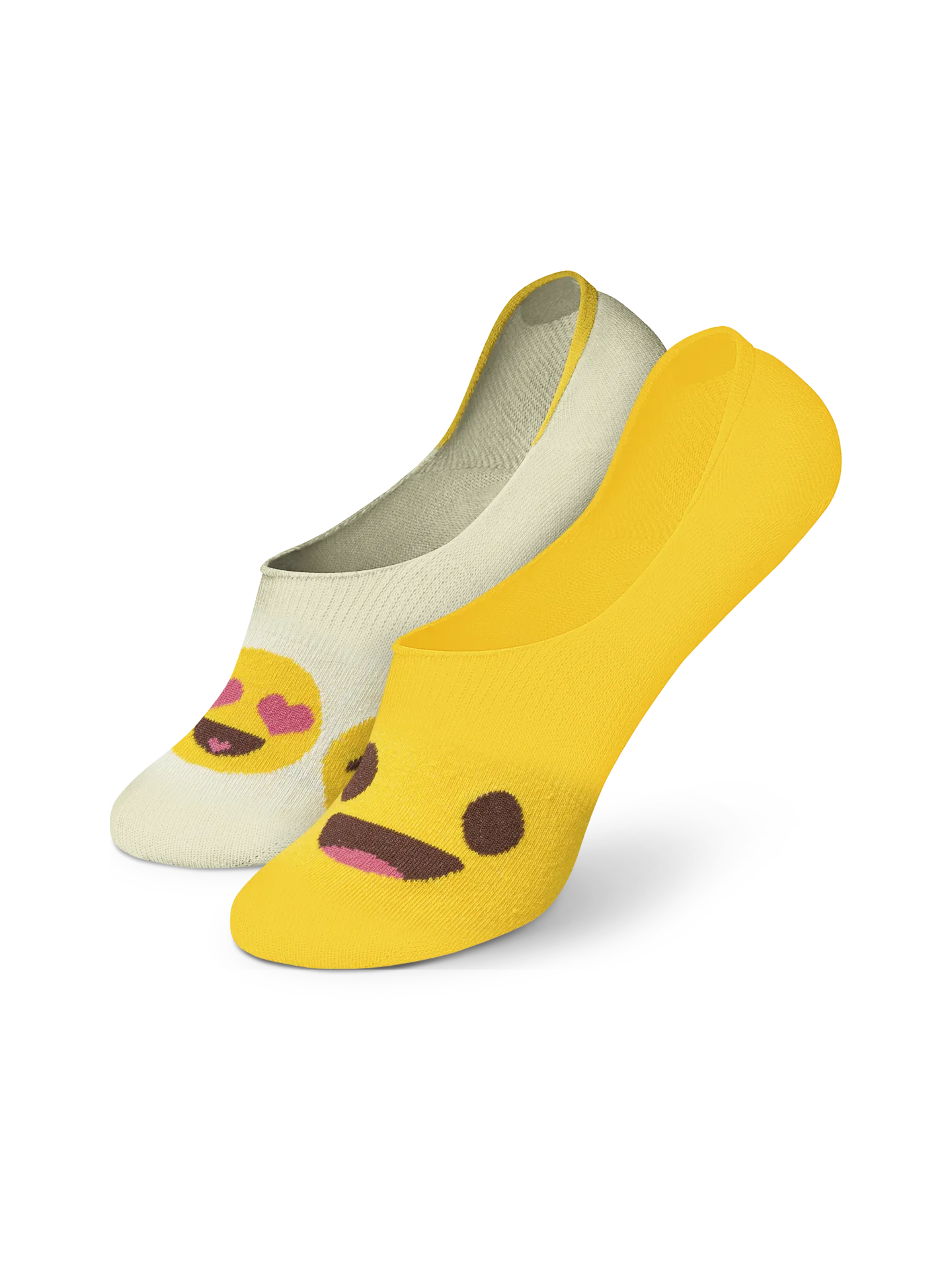 Vrolijke no-show sokken Smileys