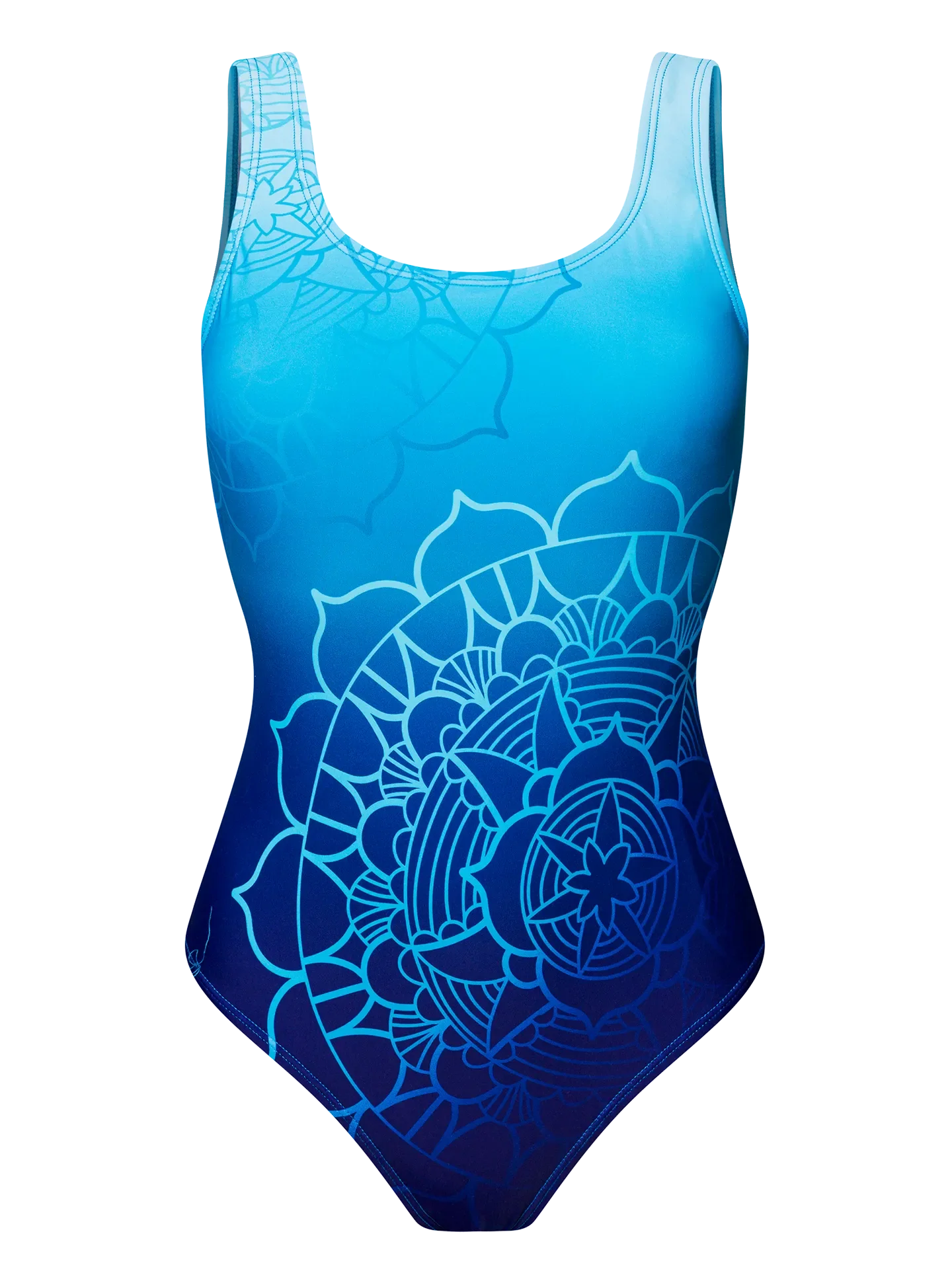Vrolijk badpak voor dames Aqua mandala