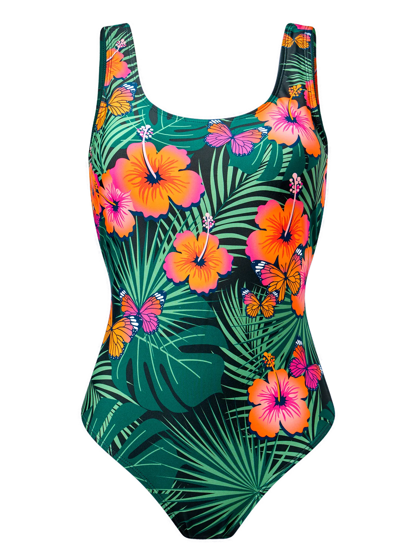 Vrolijk badpak voor dames Hibiscus