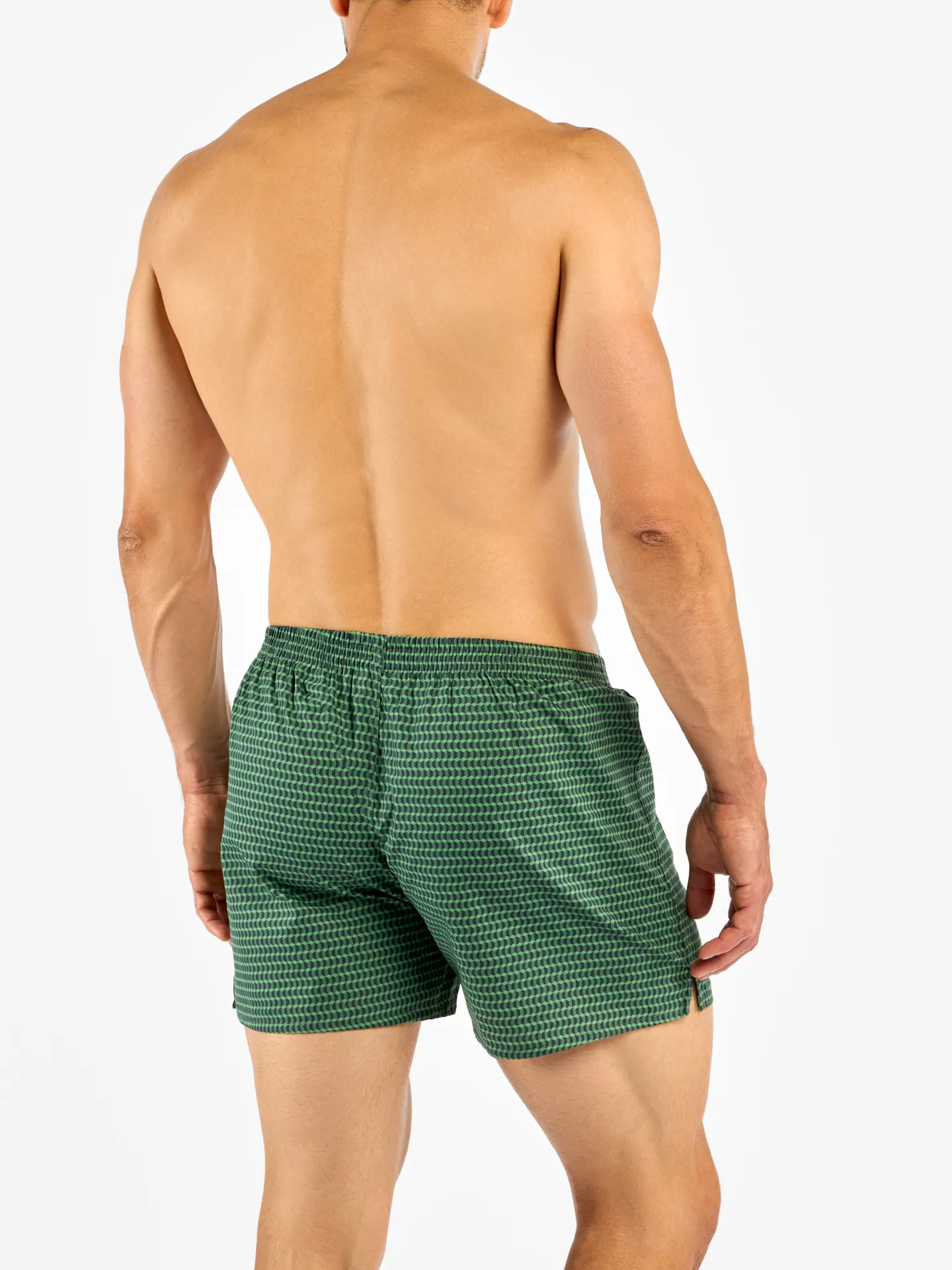 Pastelgroen heren boxershort met patroon - Image 5