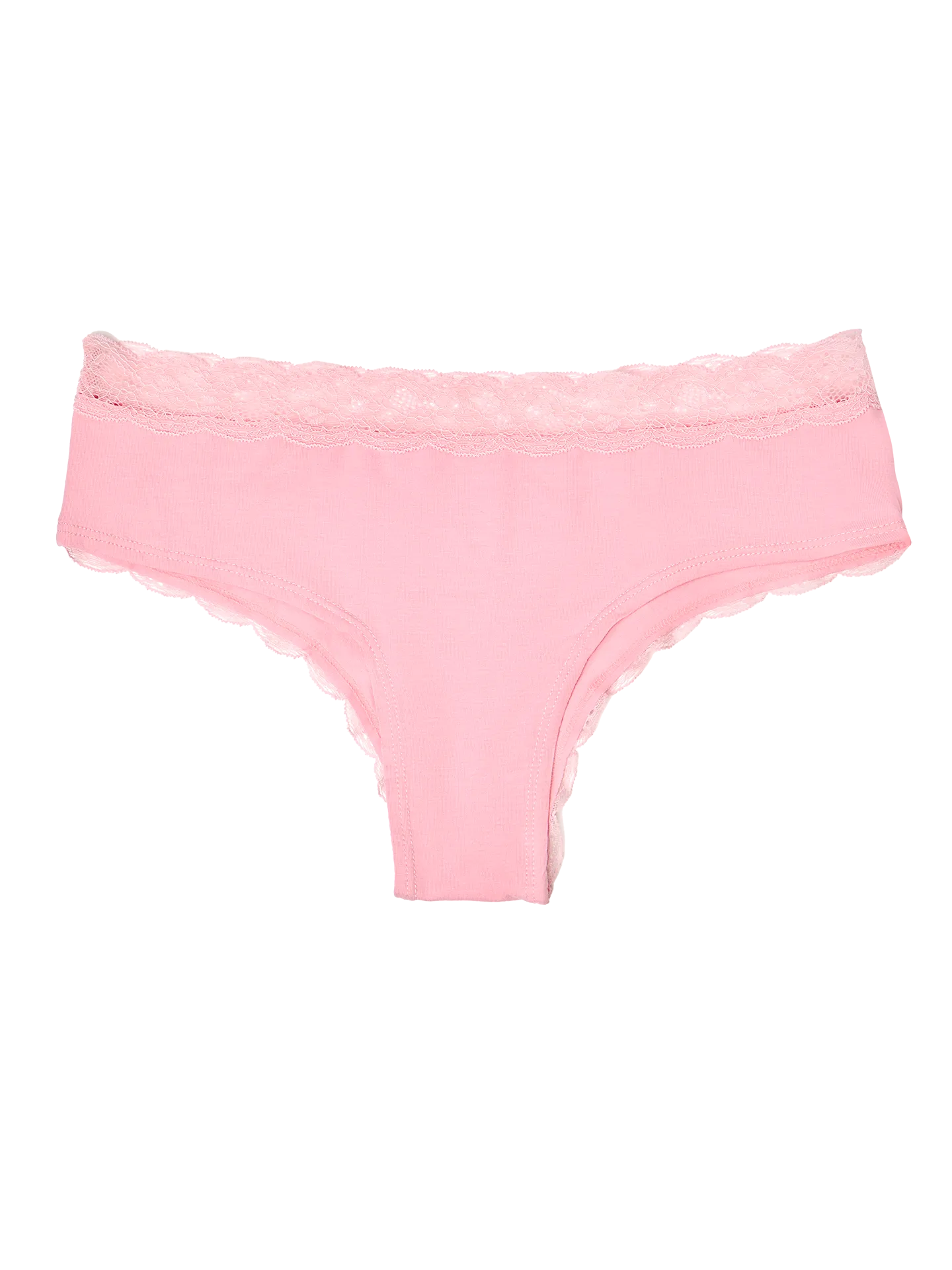 Kanten damesslip Roze koraal