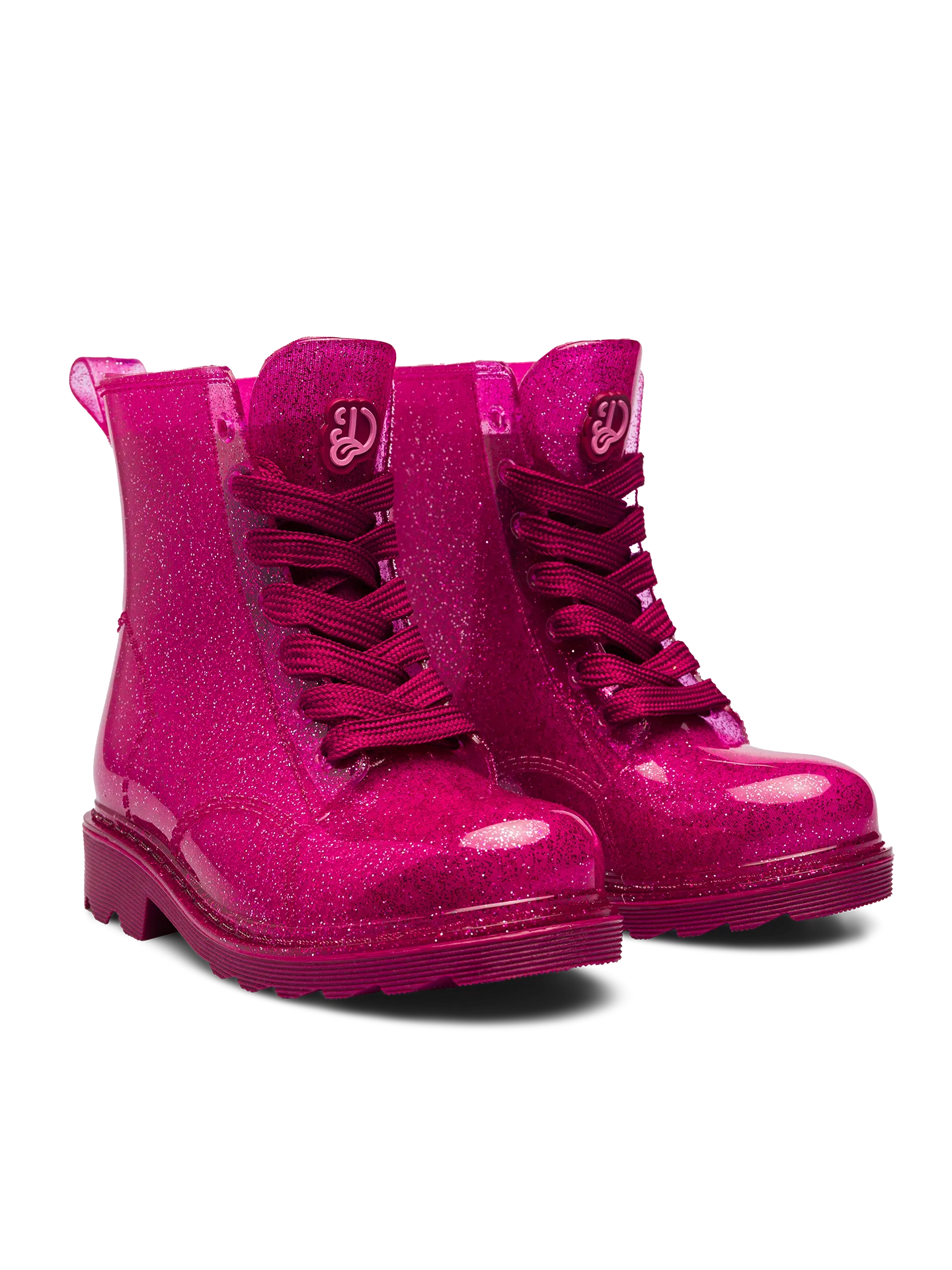 Regenlaarzen voor kinderen Roze glitter