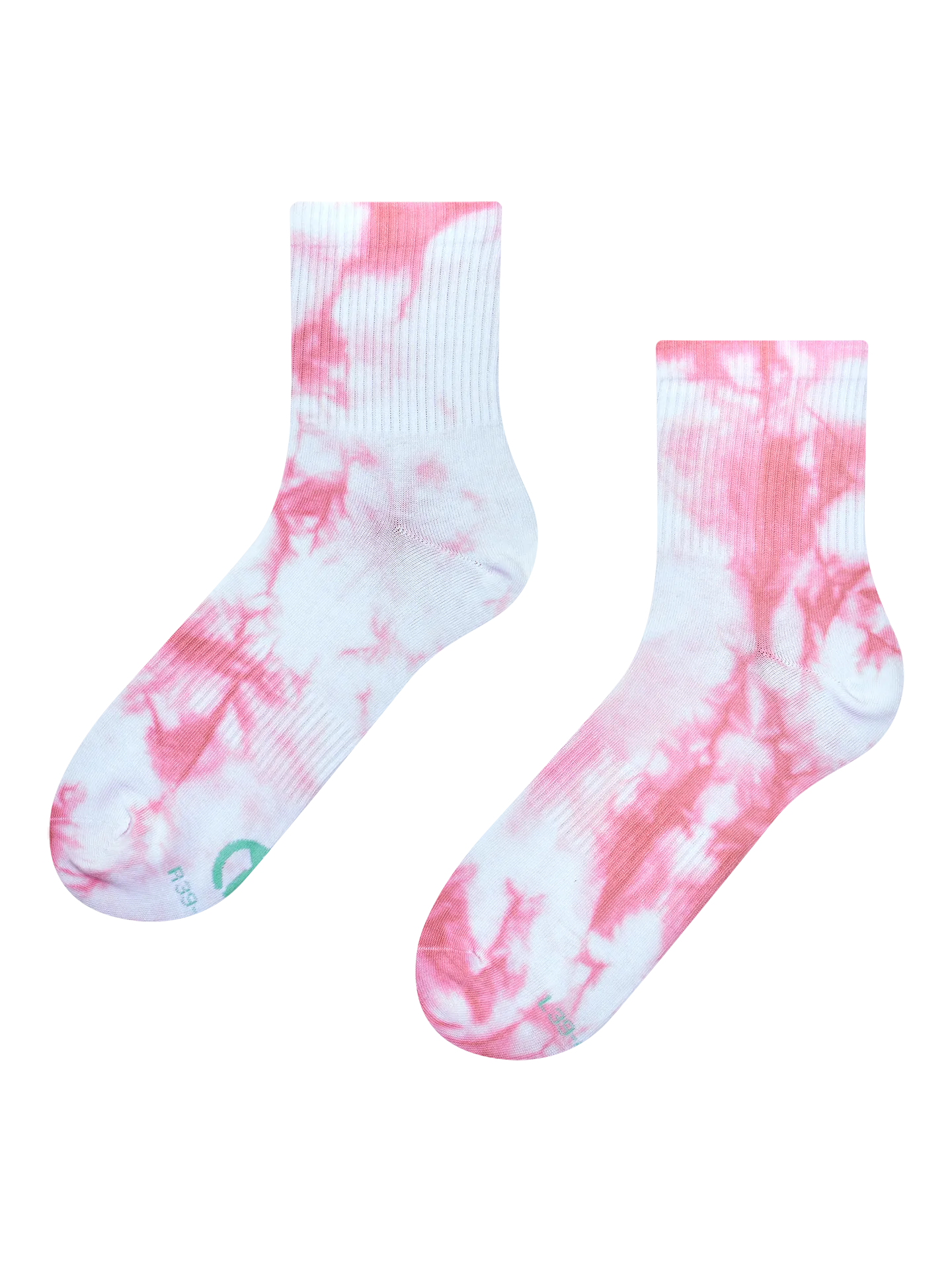 Crewsokken tie-dye Roze