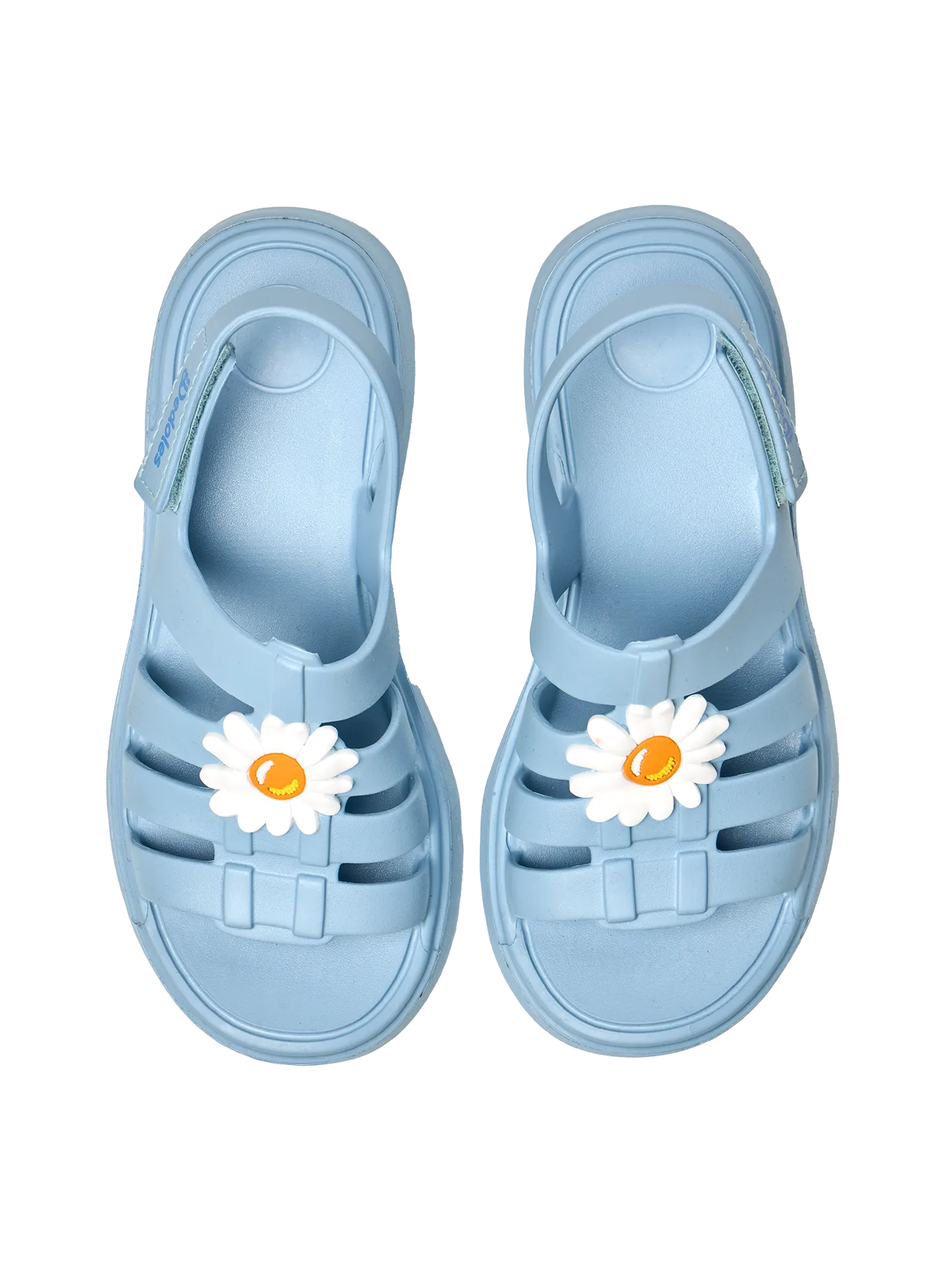 Poederblauwe fishermansandalen voor dames - Image 2