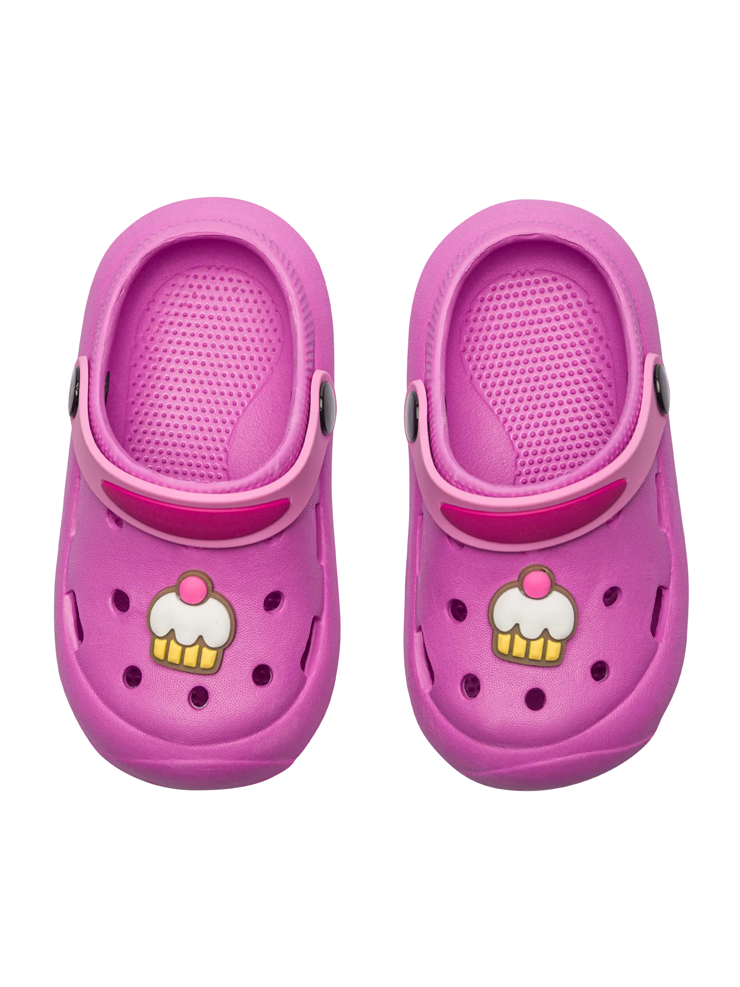 Paarse kinderklompen