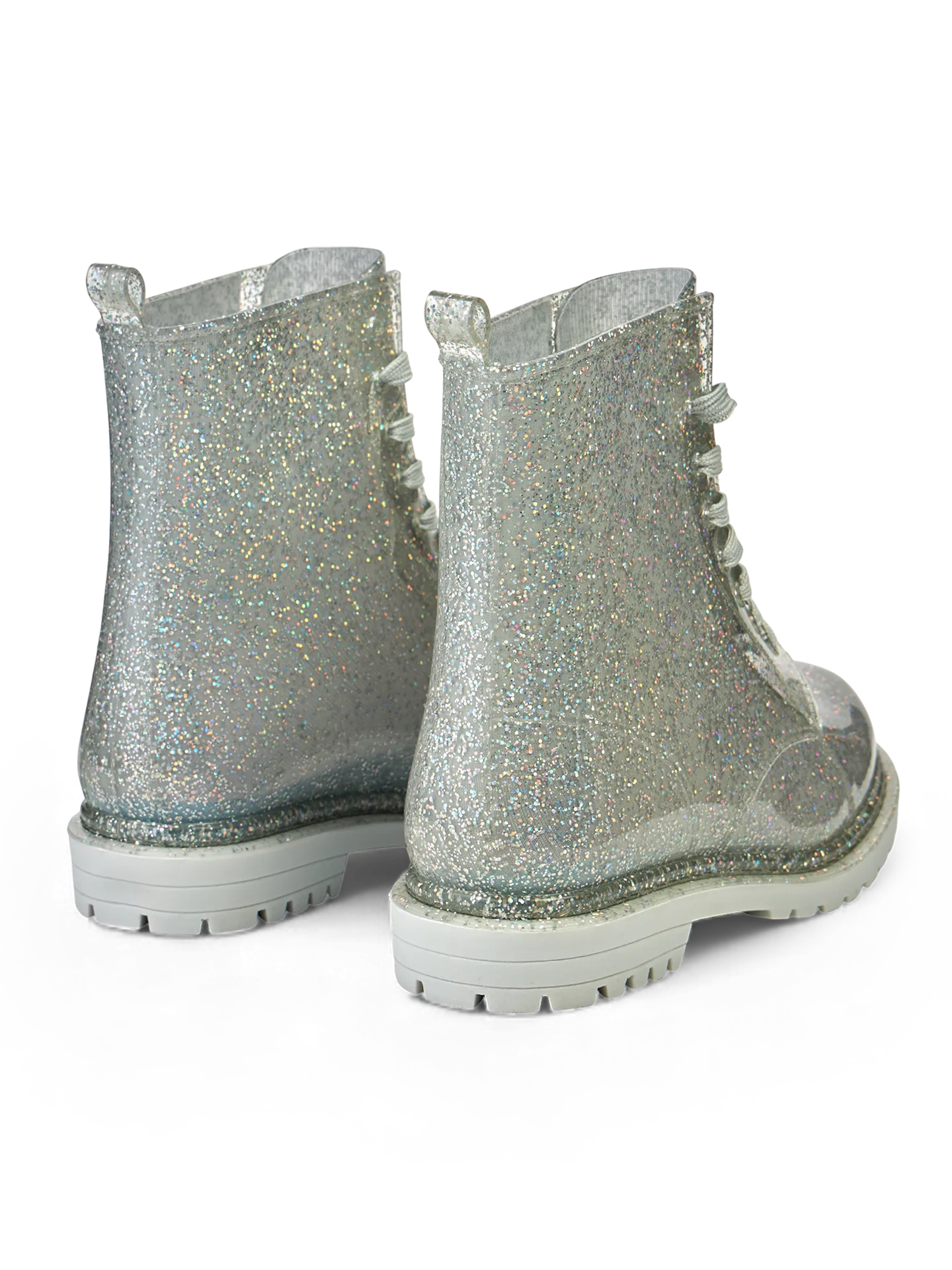 Geurende regenboog glitter regenlaarzen voor dames - Image 3