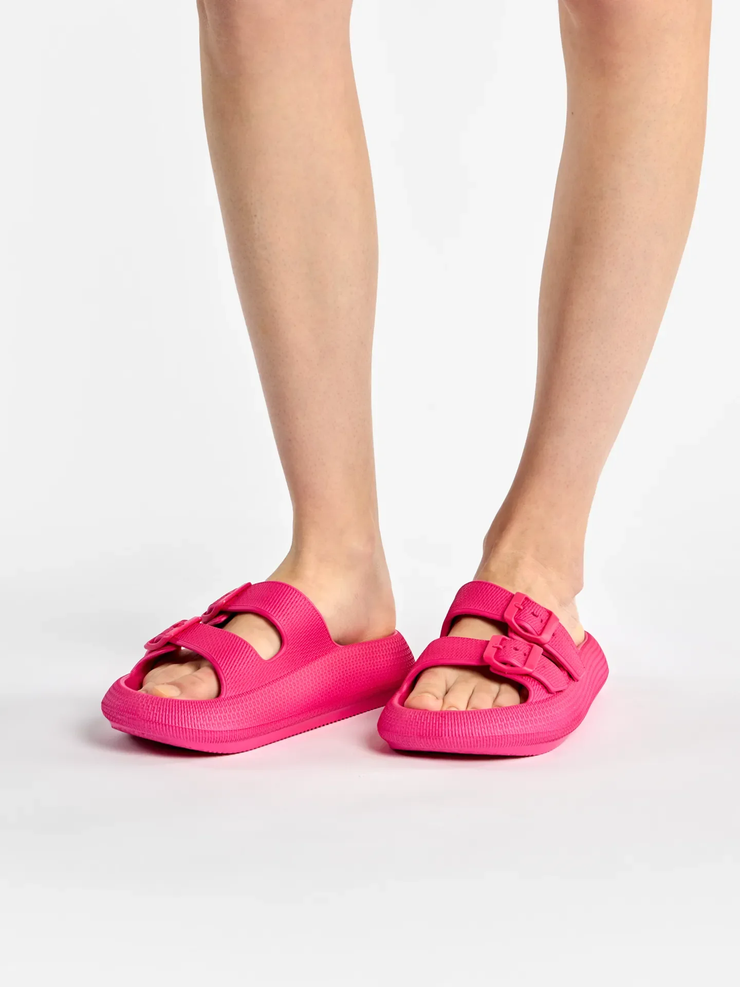 Framboos-roze dames plateausandalen - Image 5