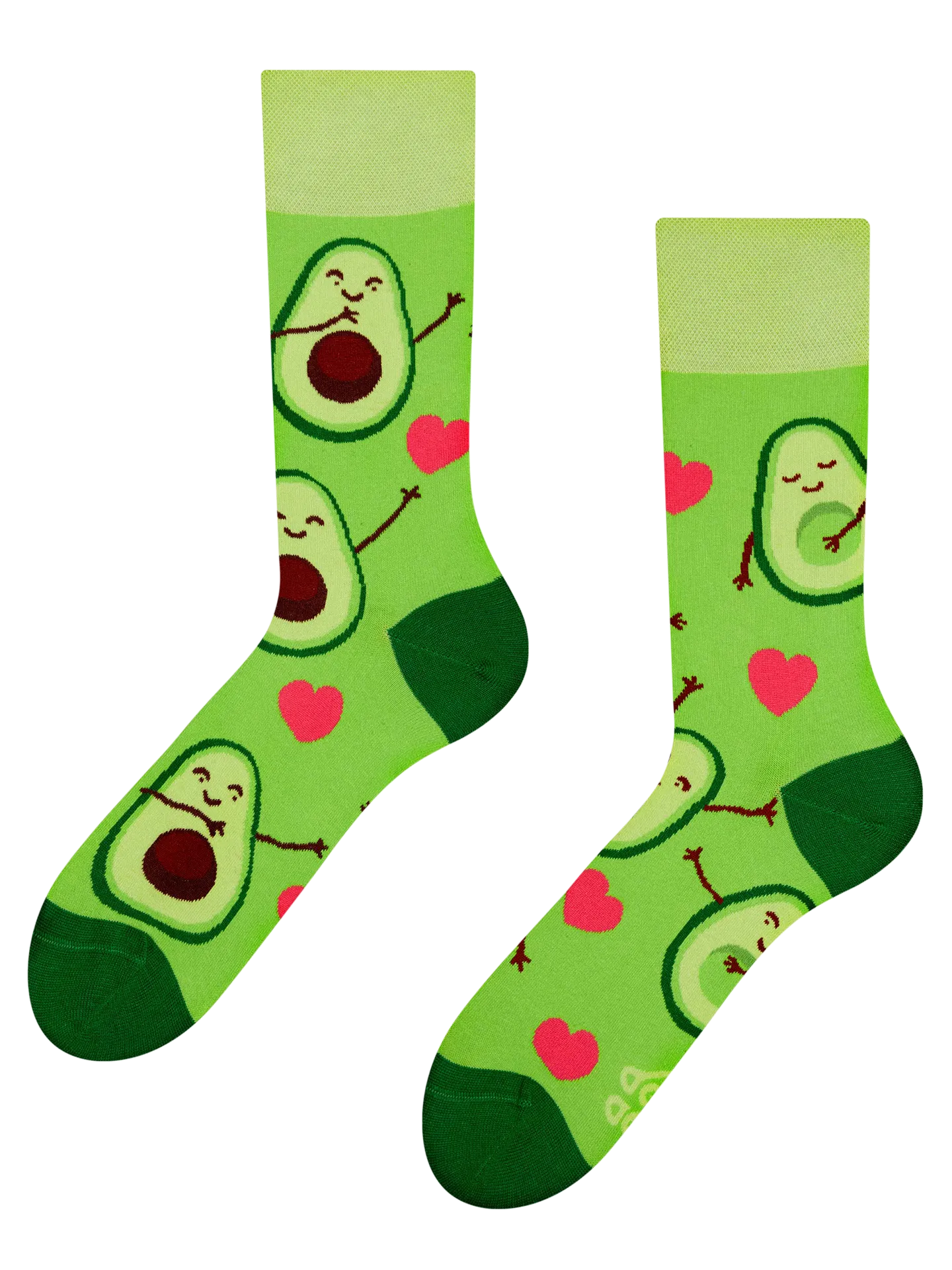 Vrolijke sokken Avocado-liefde