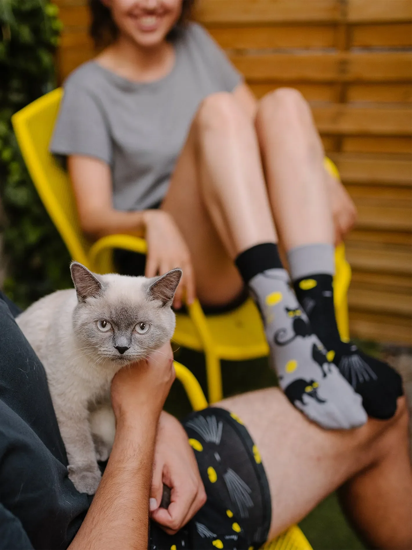 Vrolijke sokken Kattenogen - Image 4