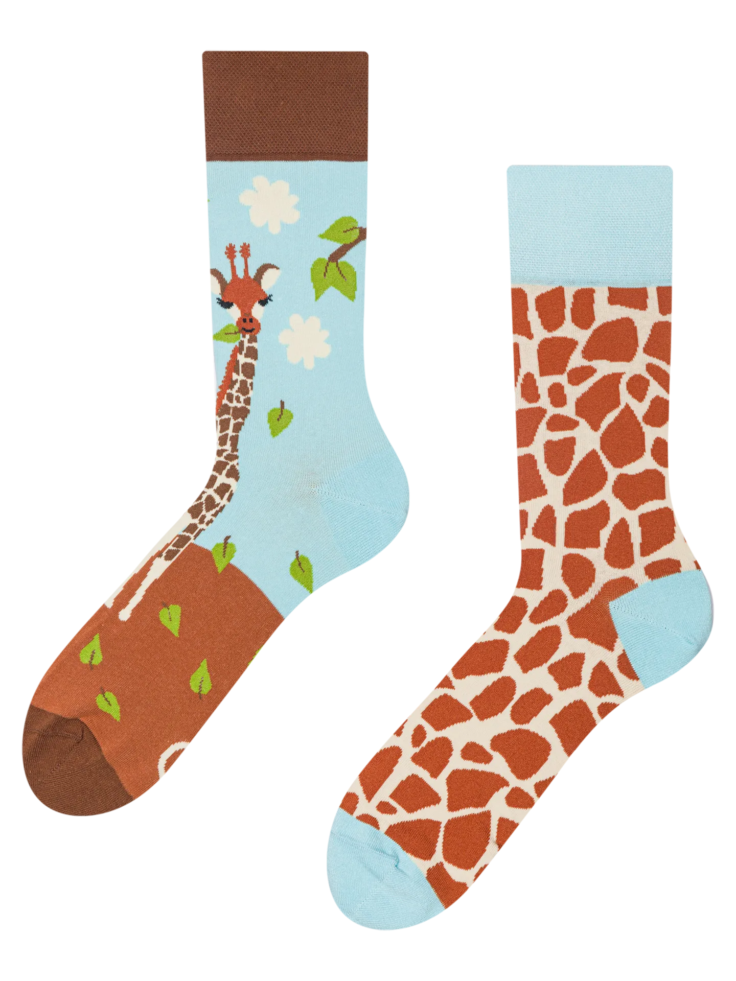Vrolijke sokken Schattige giraffe