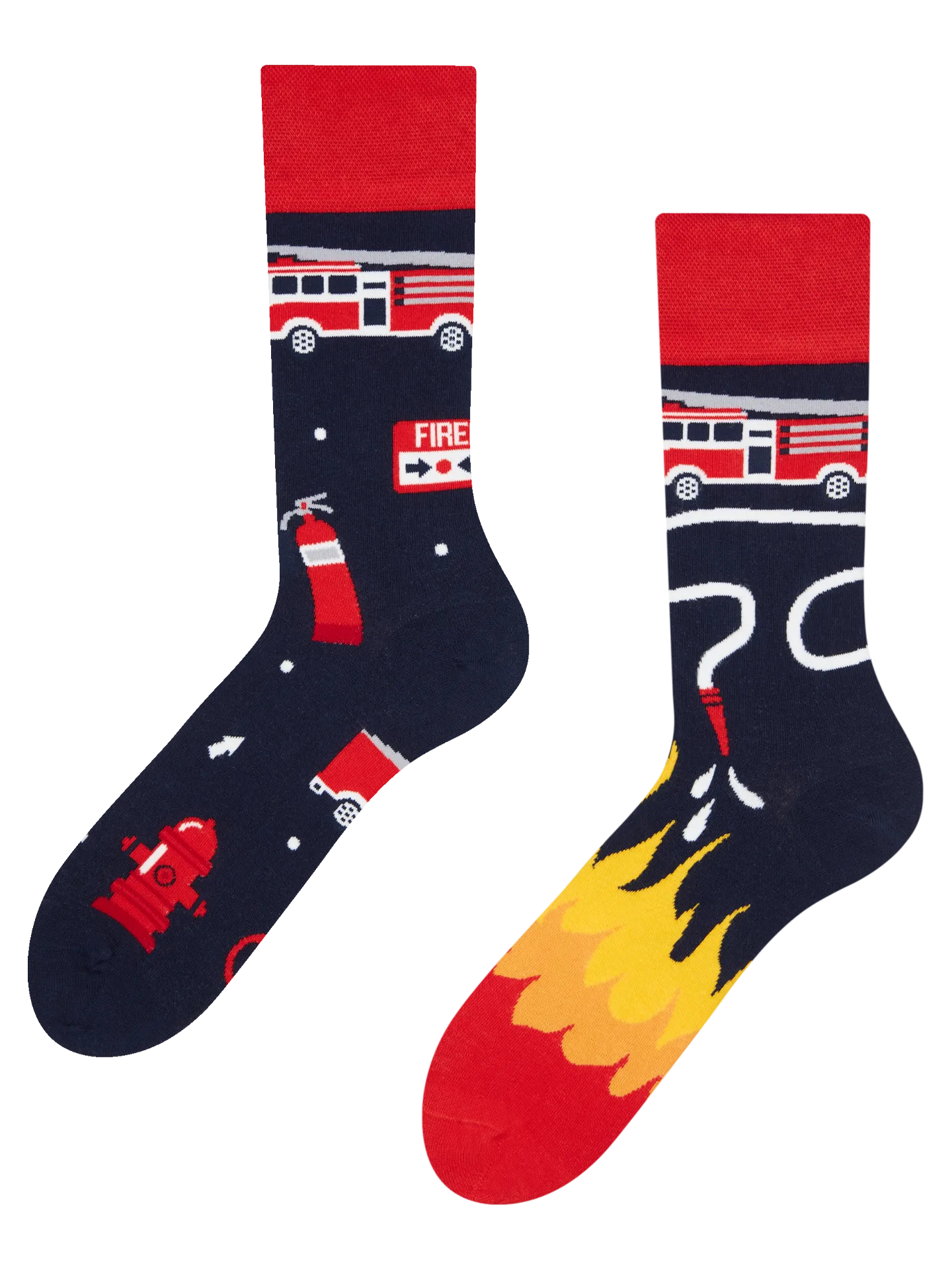 Vrolijke sokken Brandweerman