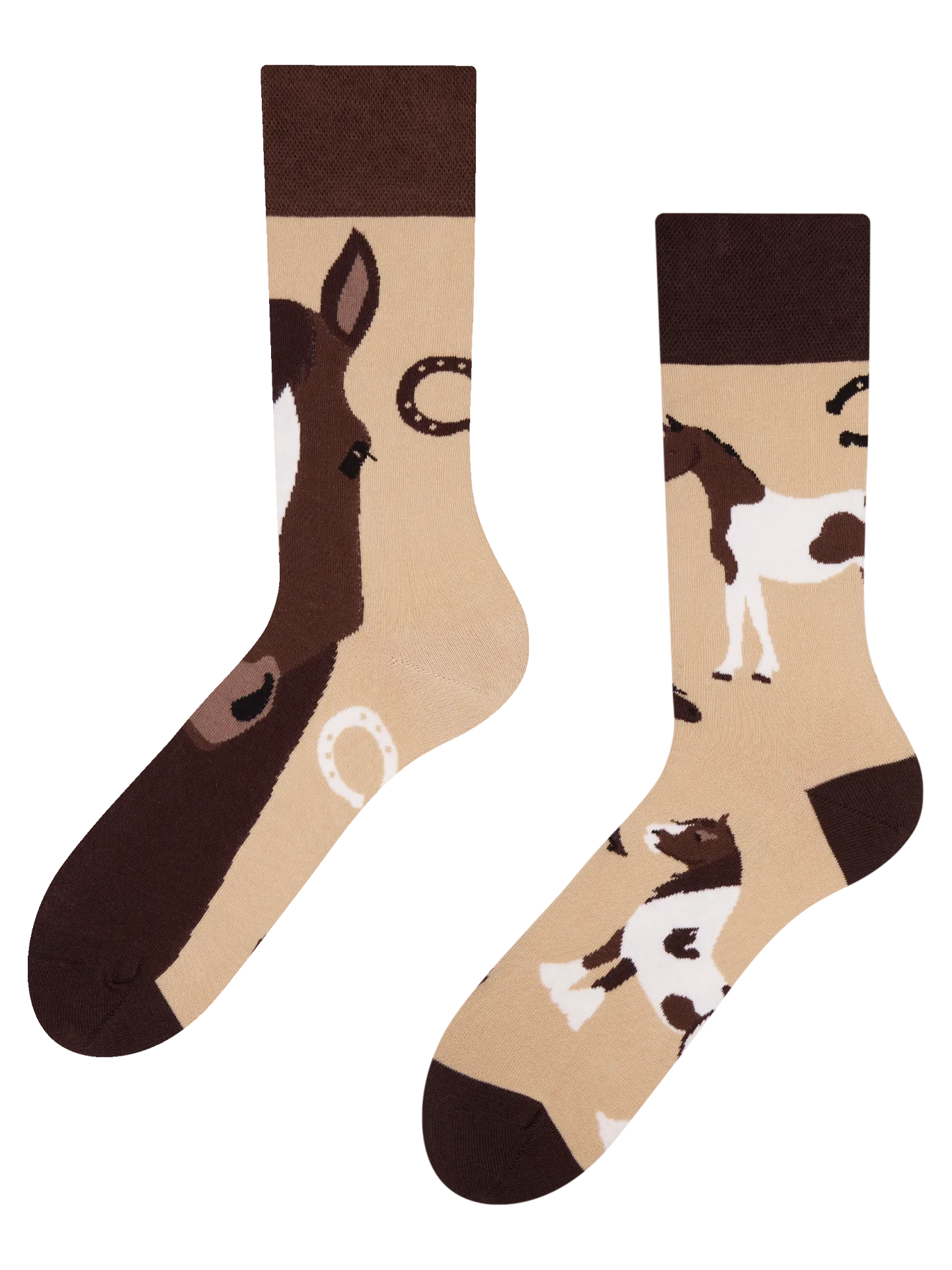 Vrolijke sokken Paarden