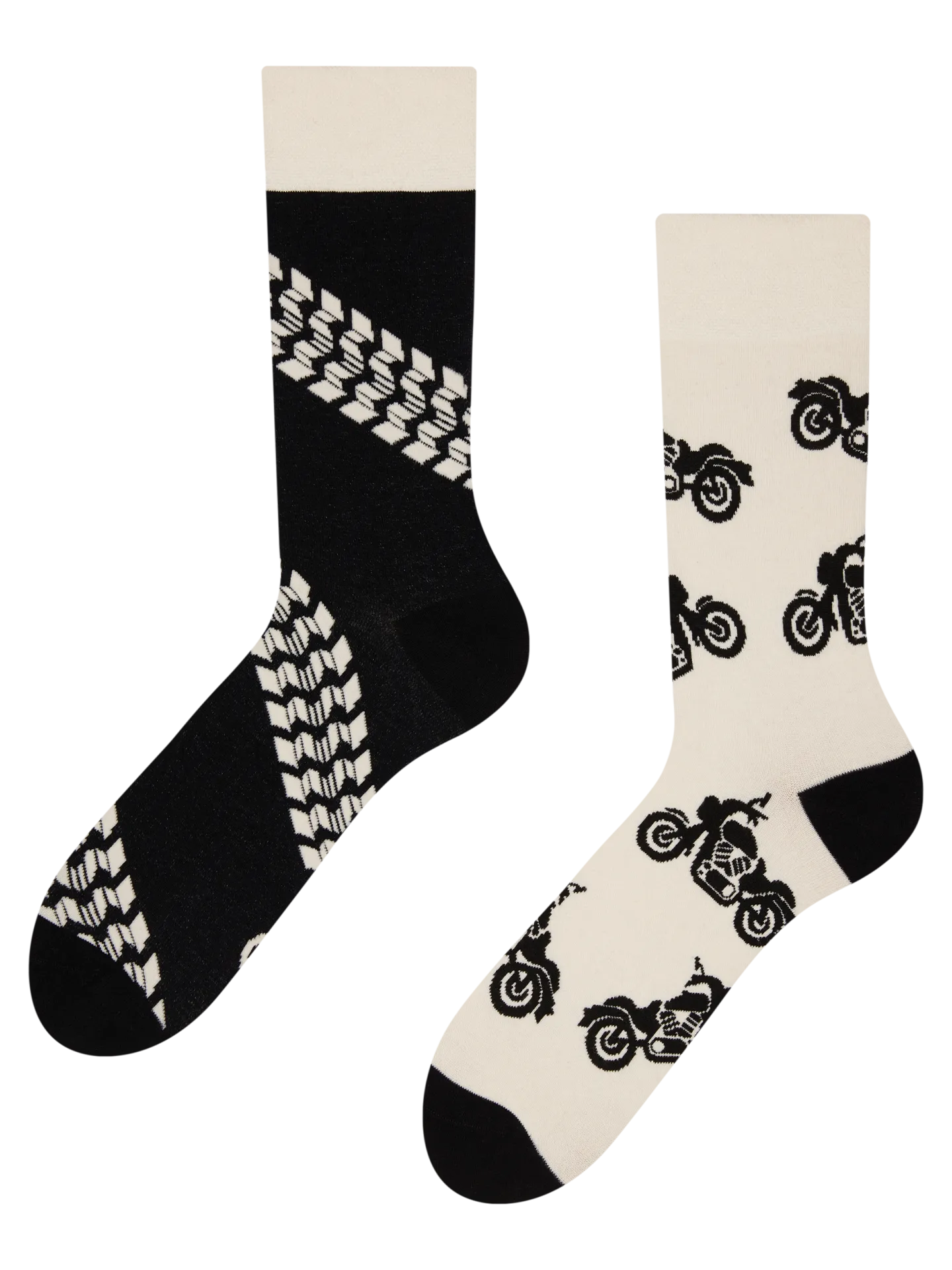 Vrolijke sokken Motorfiets
