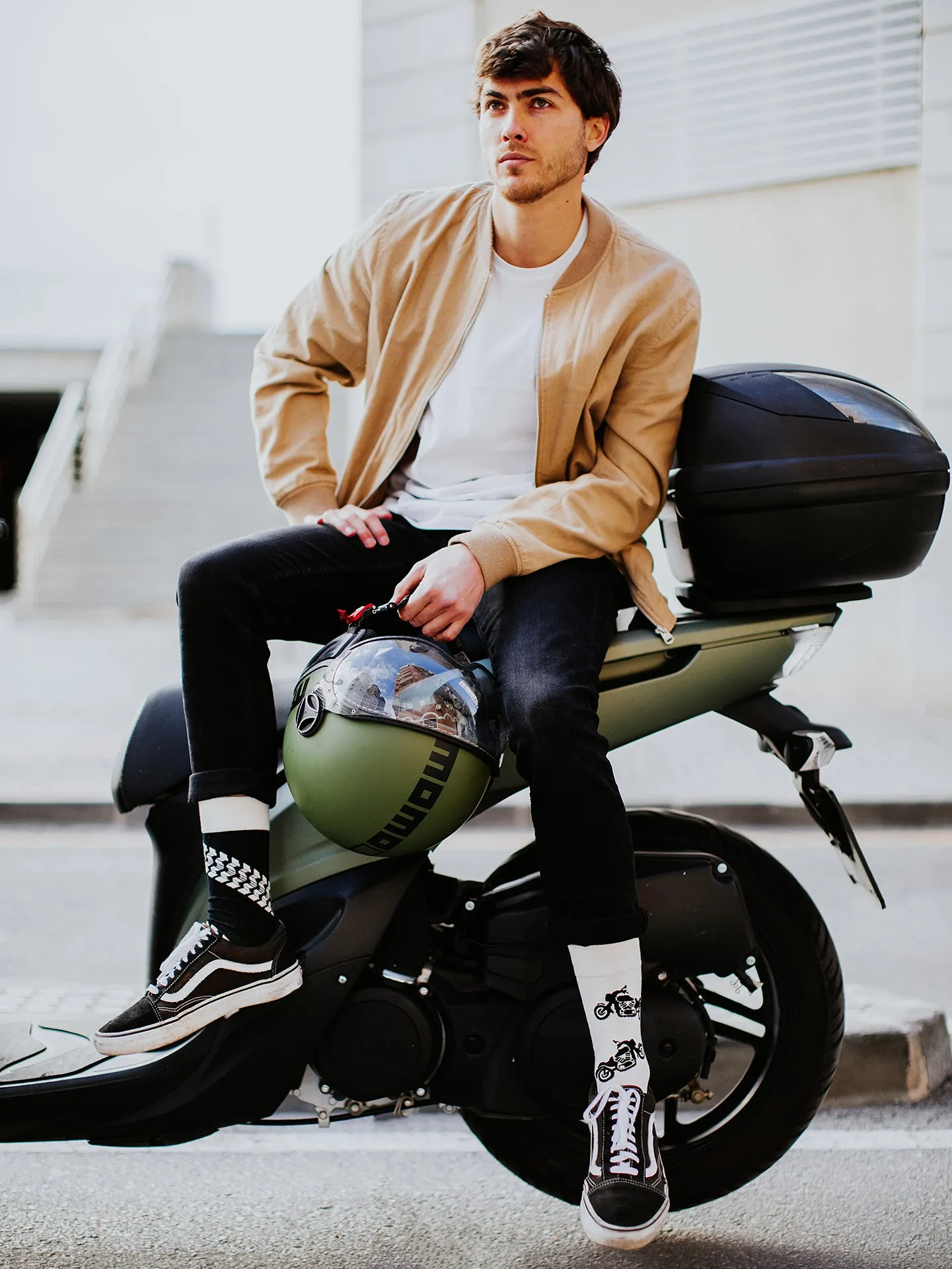 Vrolijke sokken Motorfiets - Image 4