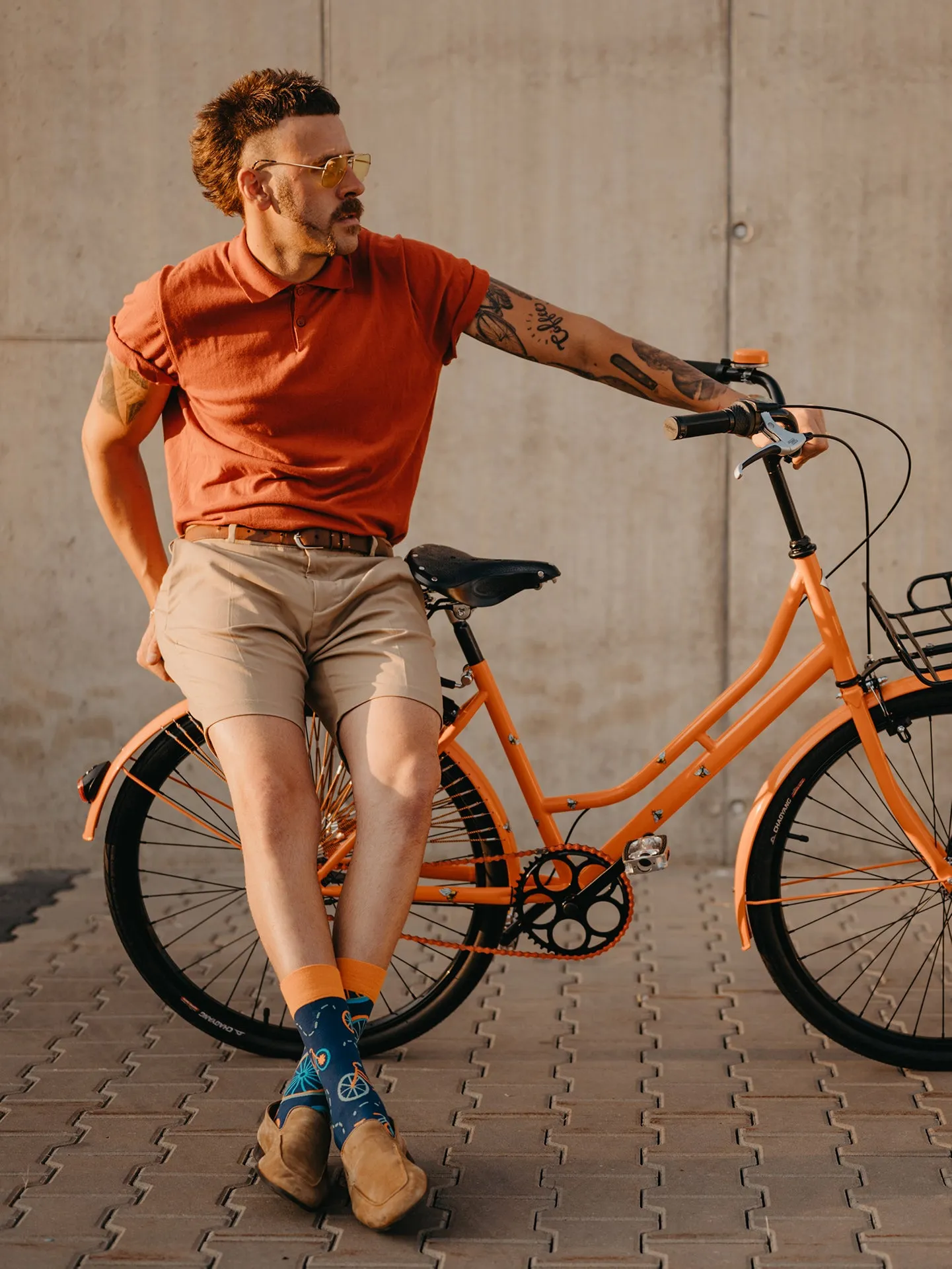Vrolijke sokken Oranje fiets - Image 5