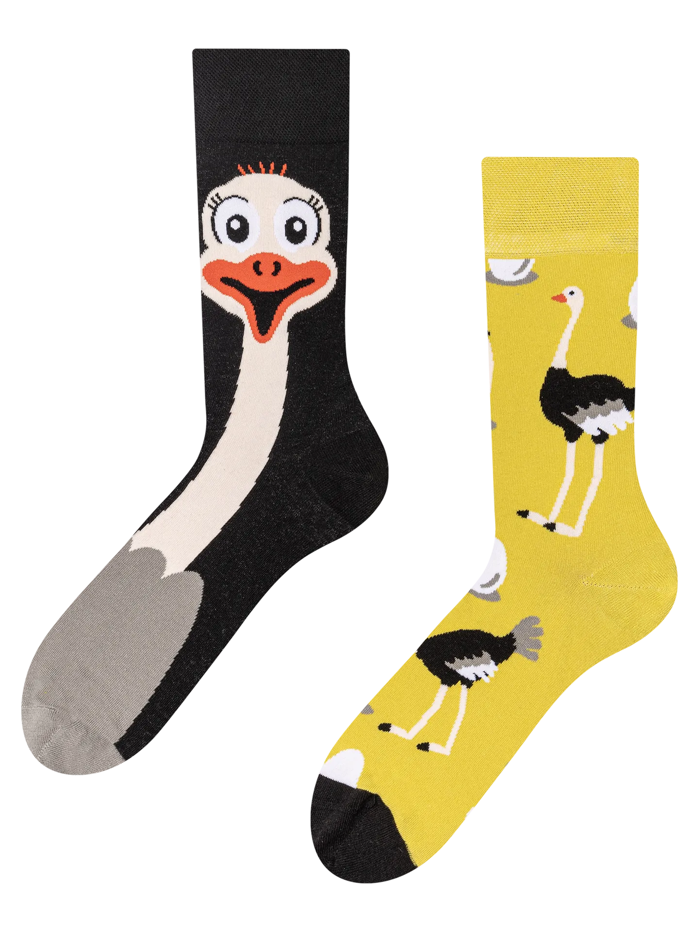 Vrolijke sokken Struisvogel