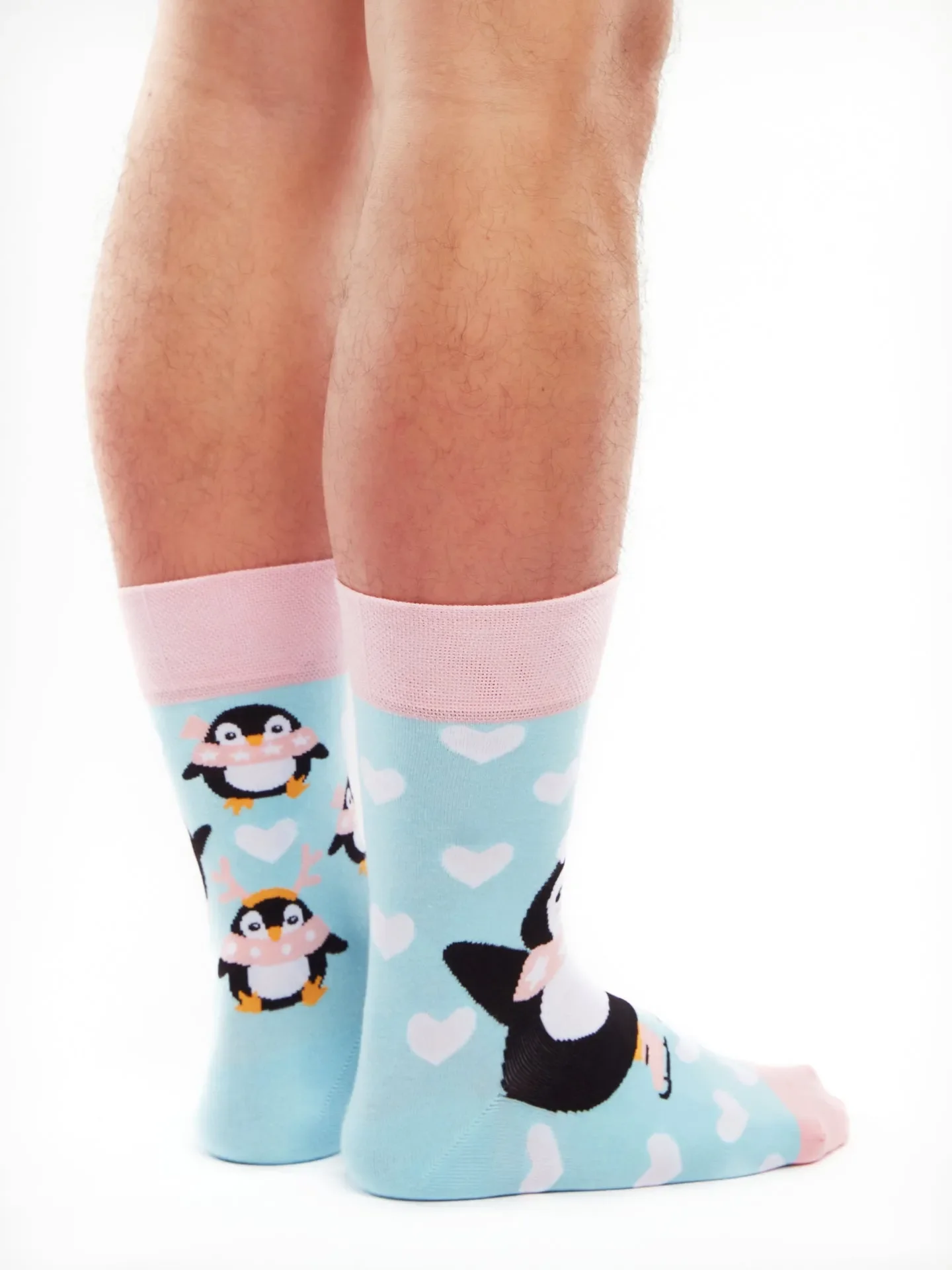 Vrolijke sokken Schaatsende pinguïn - Image 3