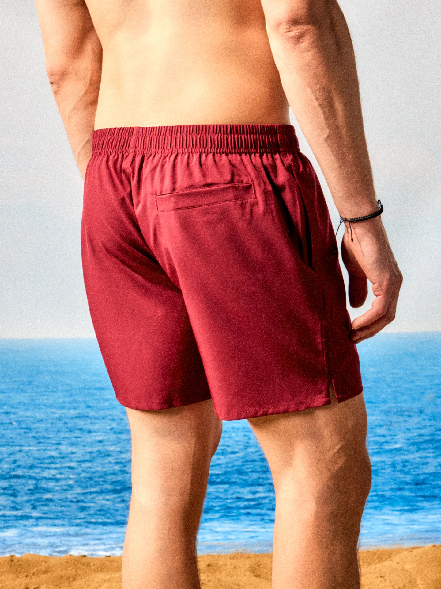 Rabarberrood zwemshort voor heren - Image 5