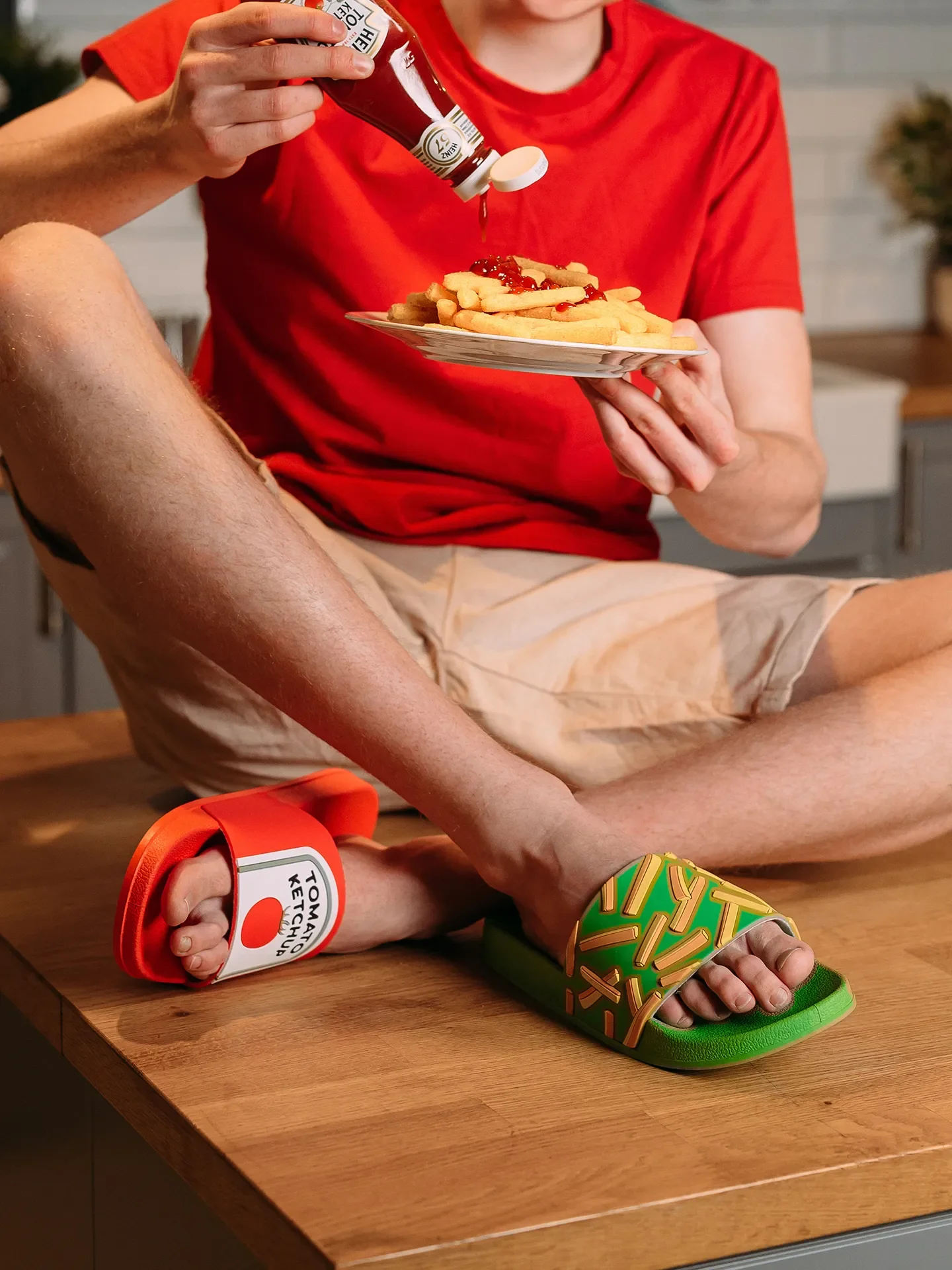 Vrolijke sliders Frietjes met ketchup - Image 3