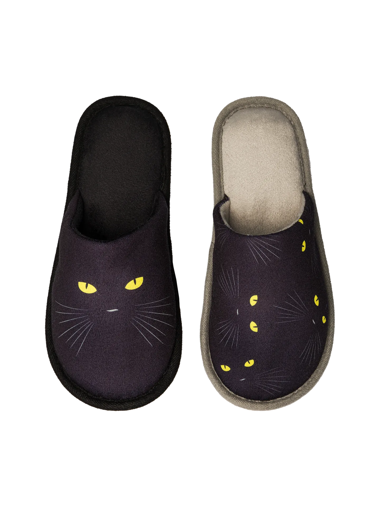 Vrolijke slippers Kattenogen