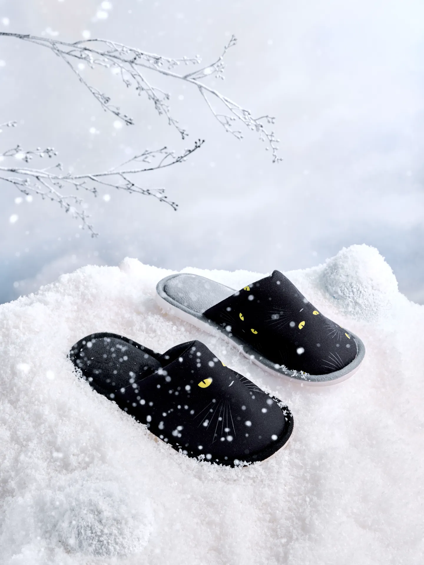 Vrolijke slippers Kattenogen - Image 6