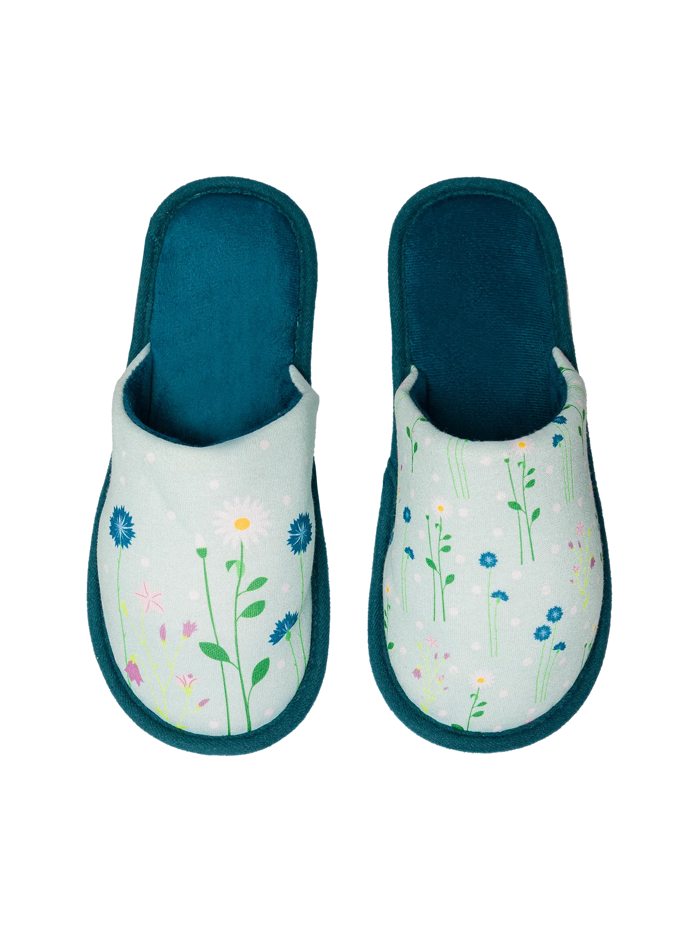 Vrolijke slippers Weidebloemen
