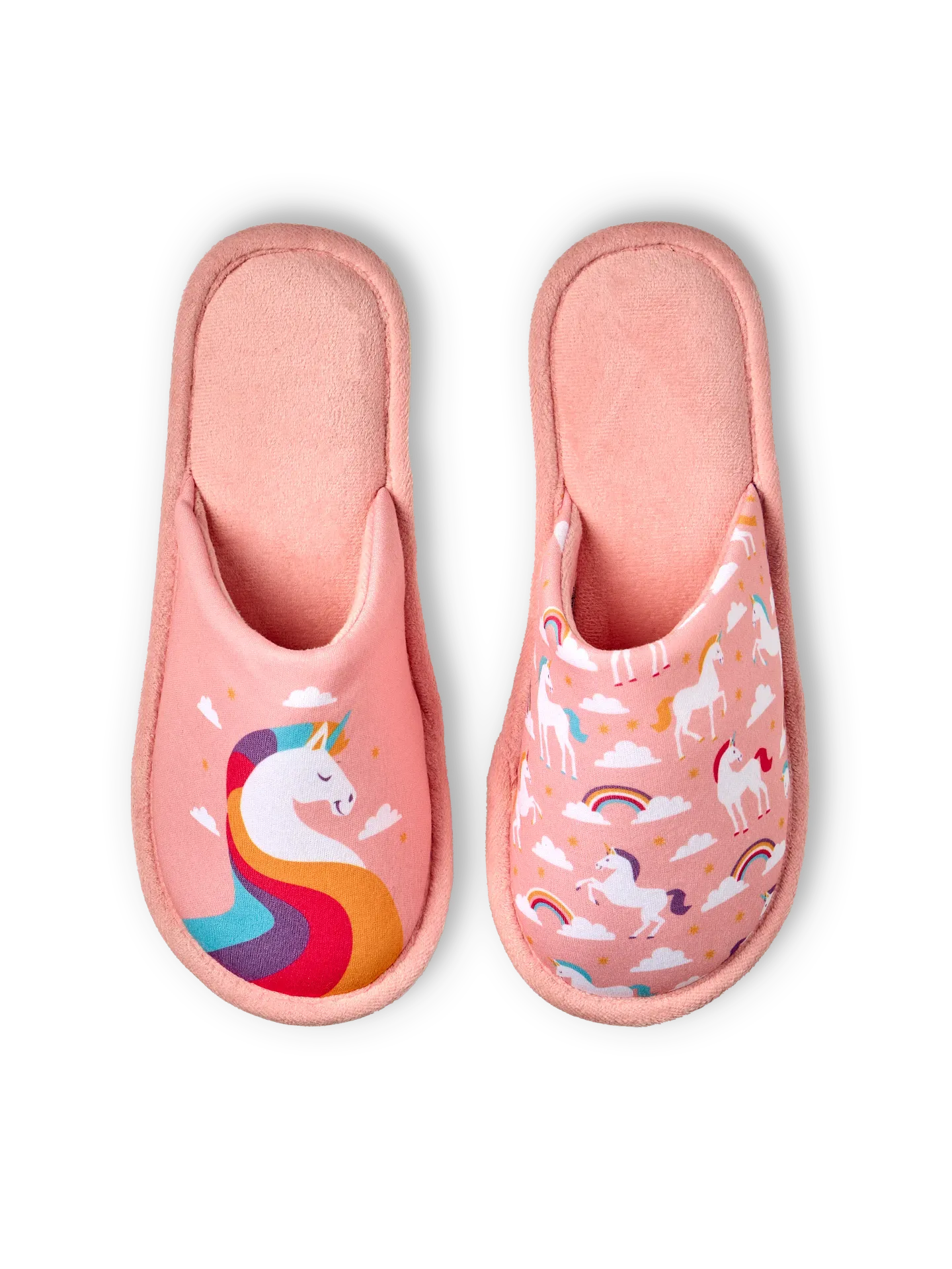 Vrolijke slippers Eenhoorn in de wolken