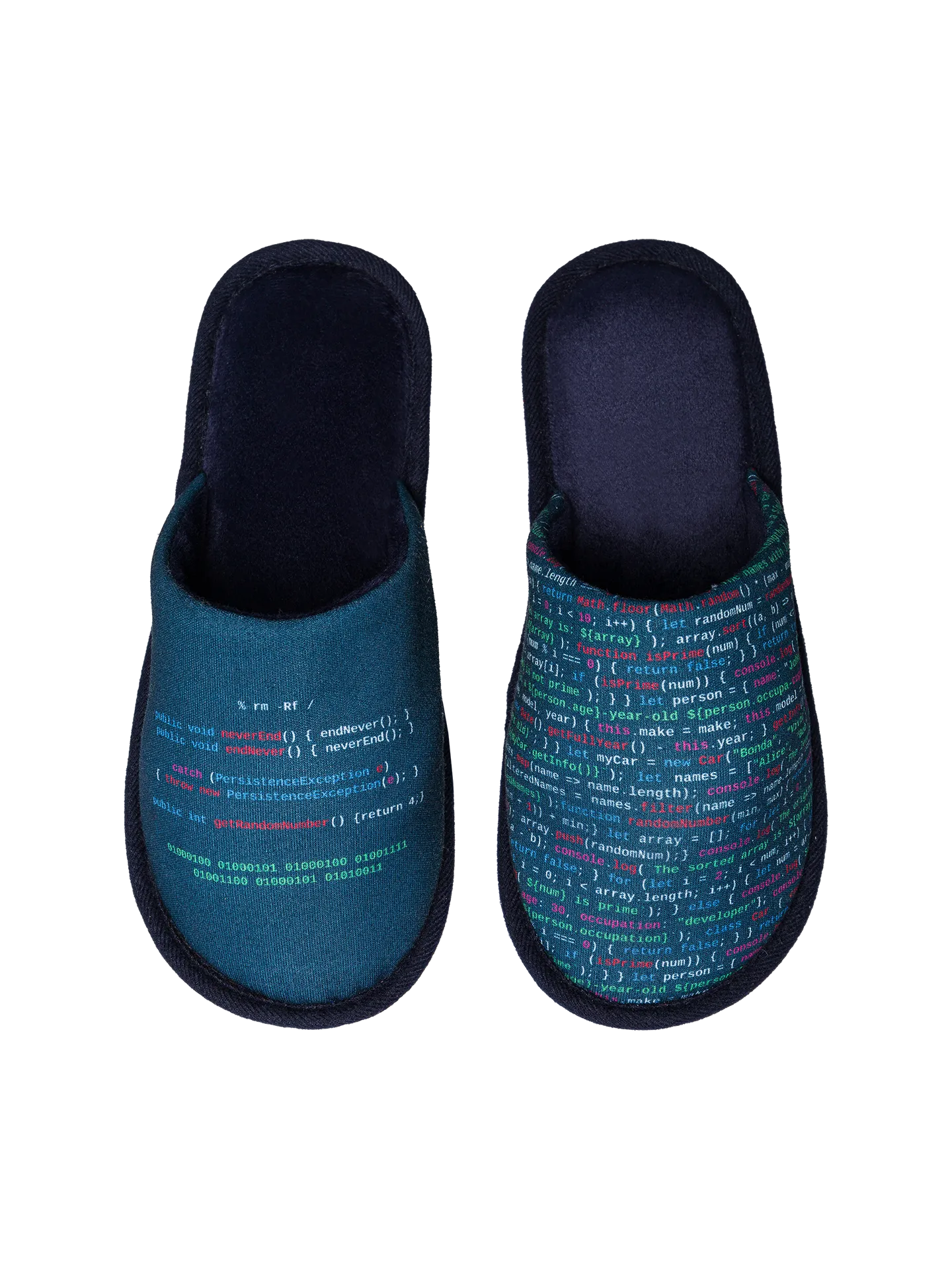 Vrolijke slippers Webontwikkelaar