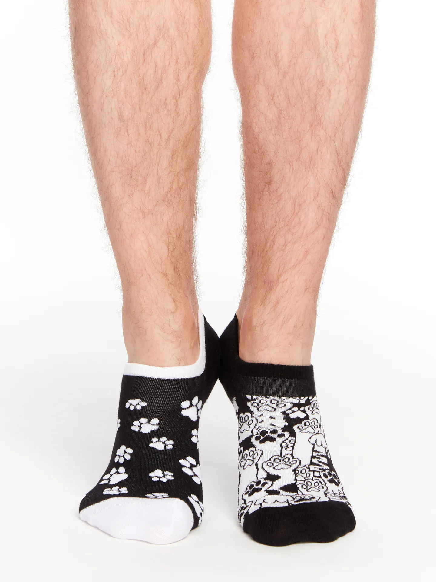 Vrolijke sneakersokken Kattenpootjes - Image 2