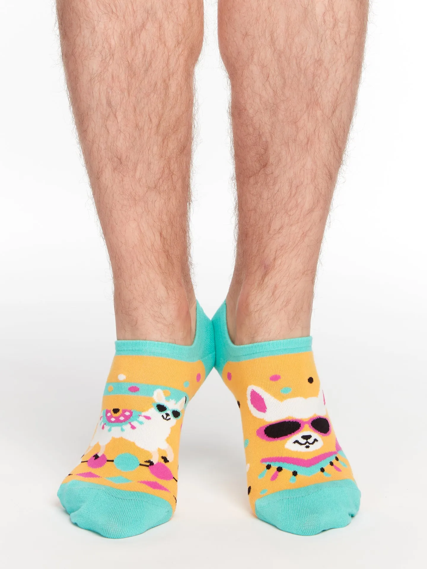 Vrolijke sneakersokken Cool lama - Image 2