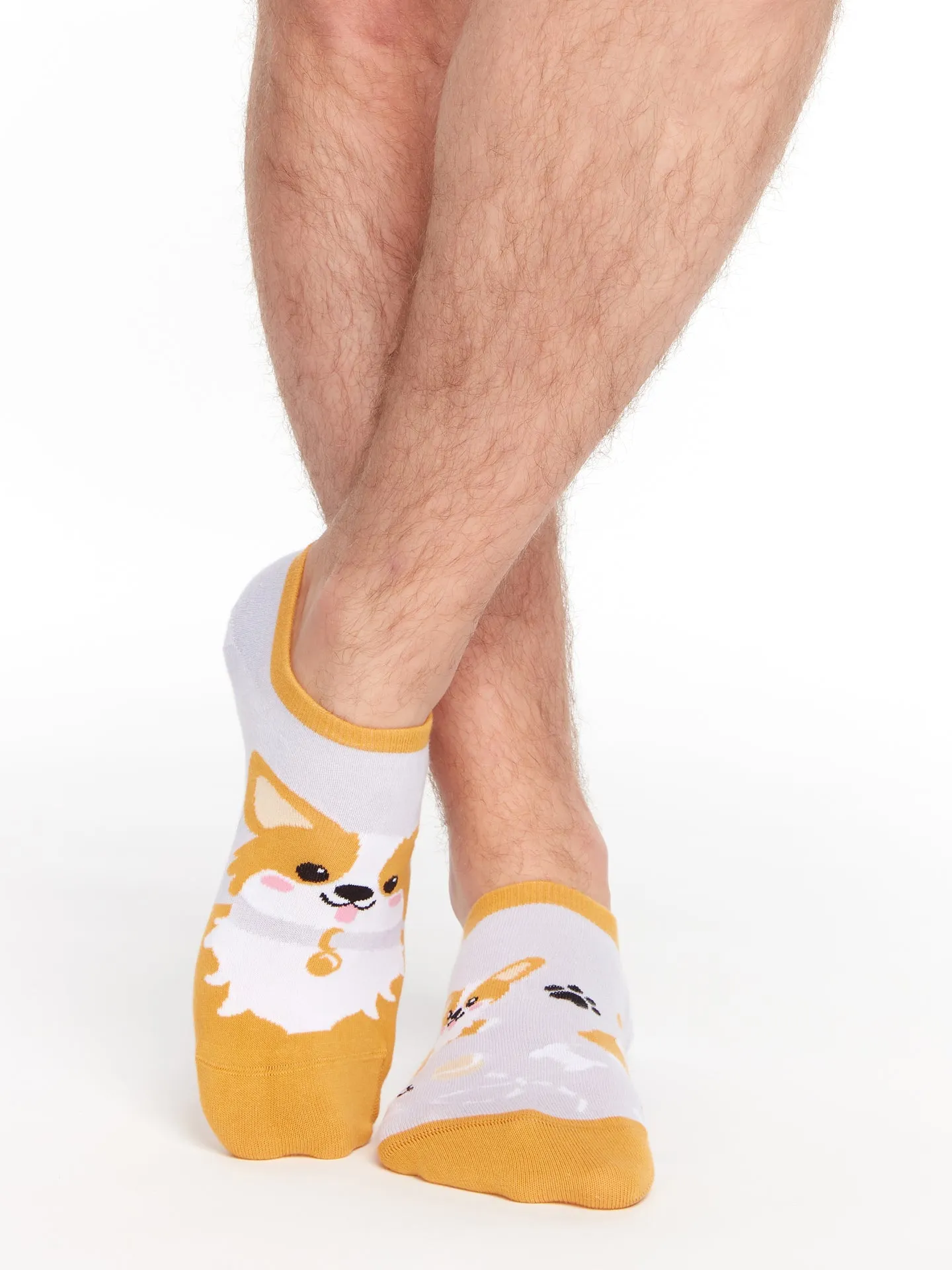 Vrolijke sneakersokken Corgi Dog - Image 2