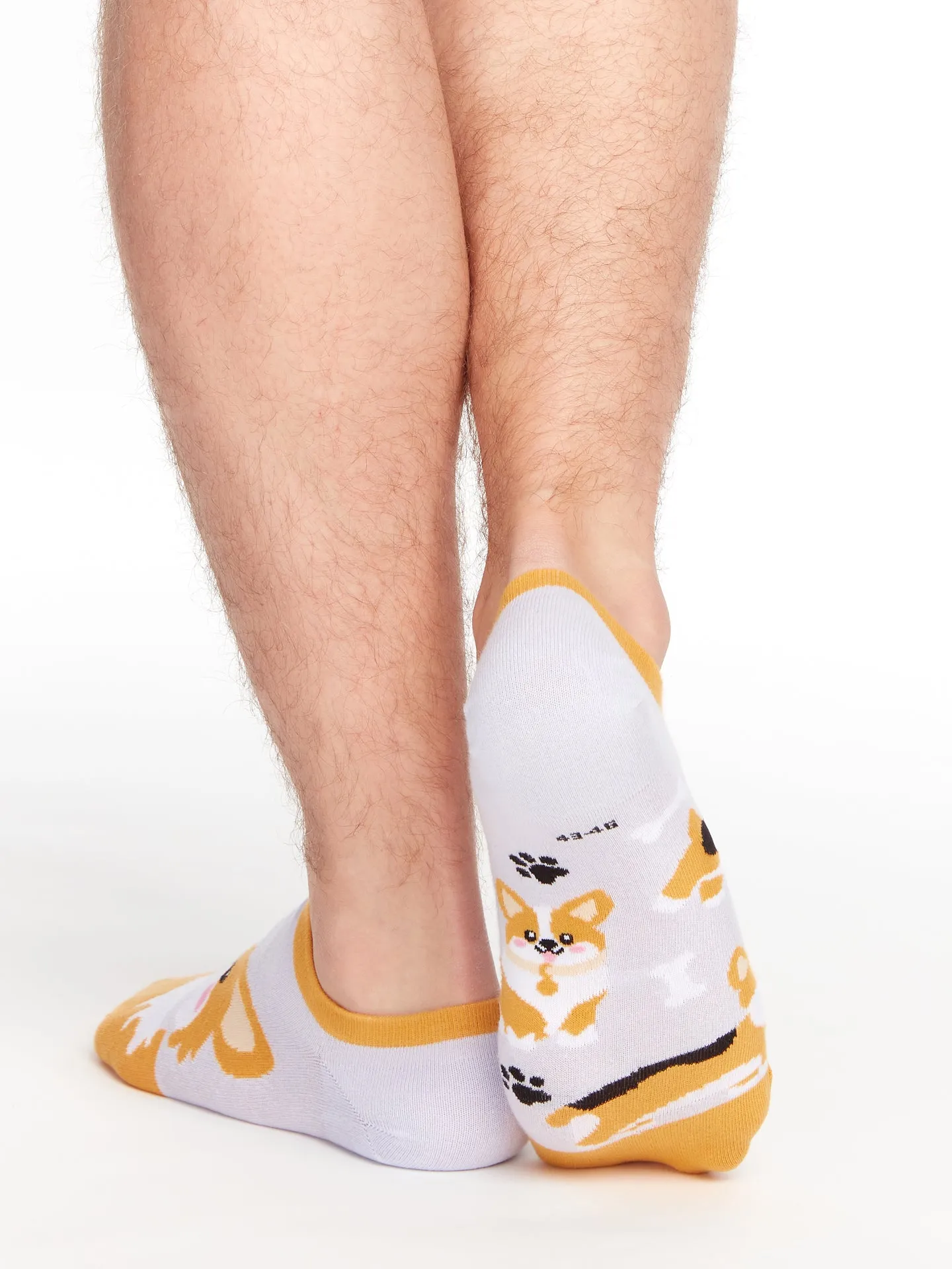Vrolijke sneakersokken Corgi Dog - Image 3