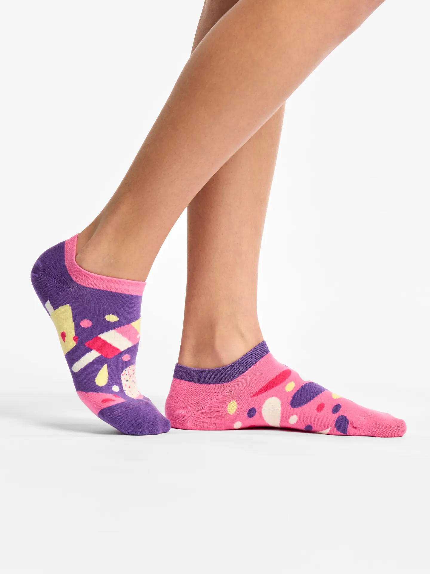 Vrolijke sneakersokken IJslolly's - Image 2