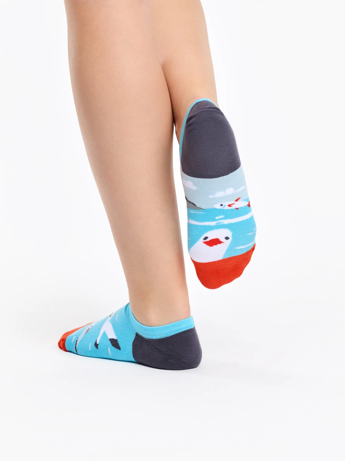 Vrolijke sneakersokken Zeemeeuw - Image 3