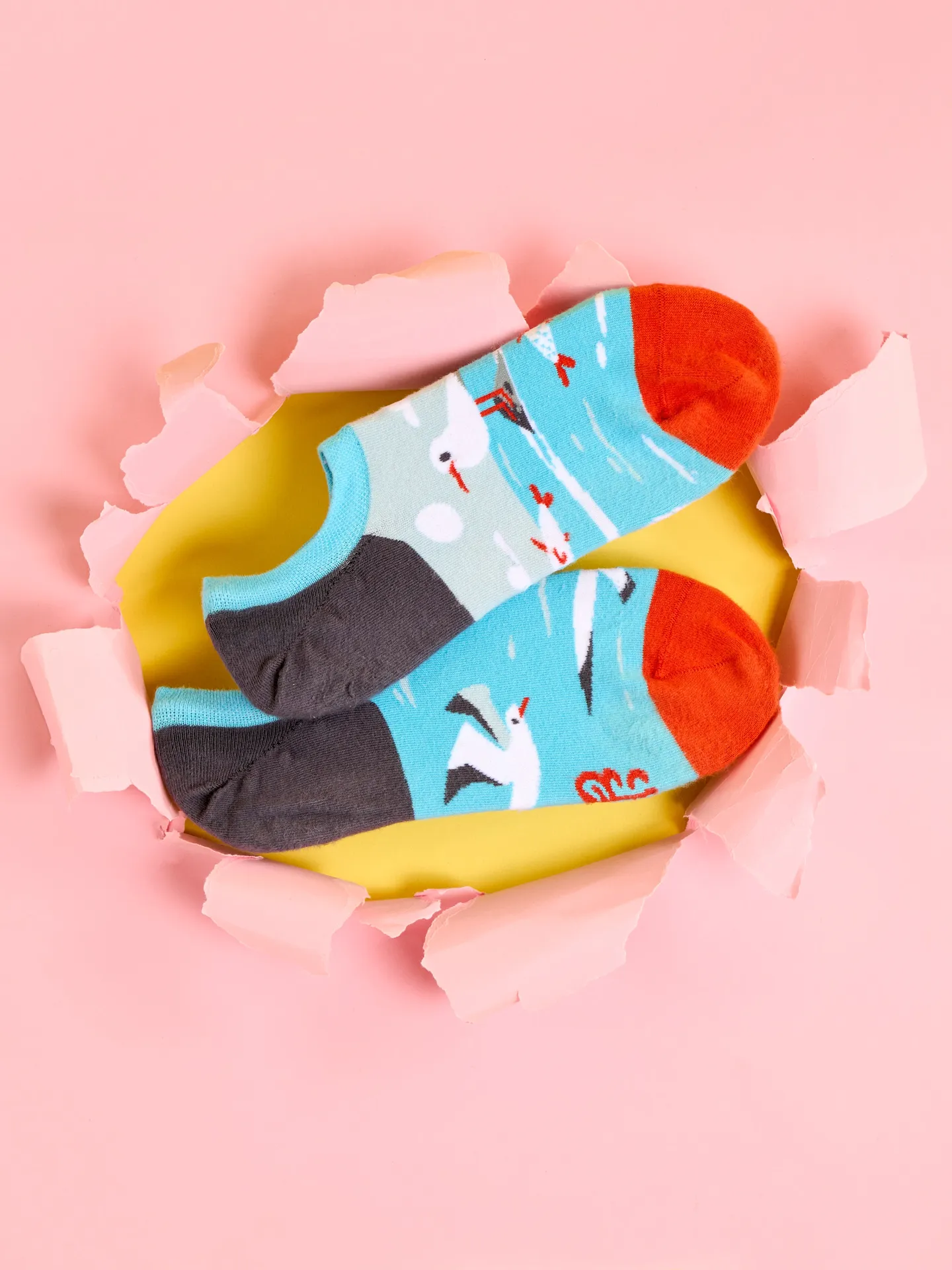 Vrolijke sneakersokken Zeemeeuw - Image 5