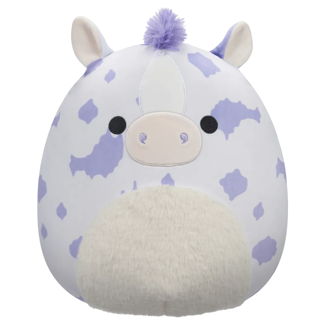 Squishmallows Abelita het Lavendel appaloosa-paard, 30 cm