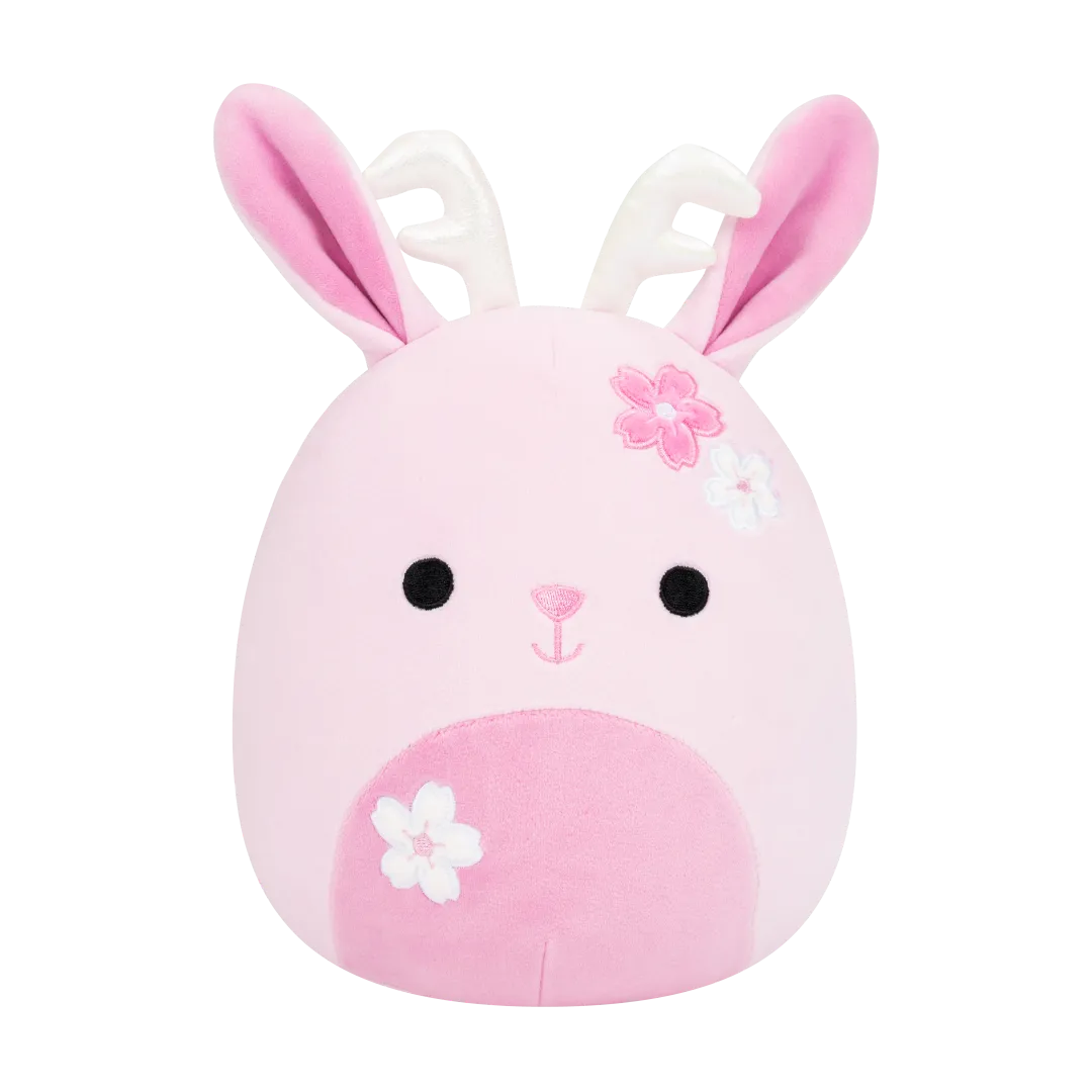Squishmallows Akiyo Pink Sakura jackalope, 20 cm