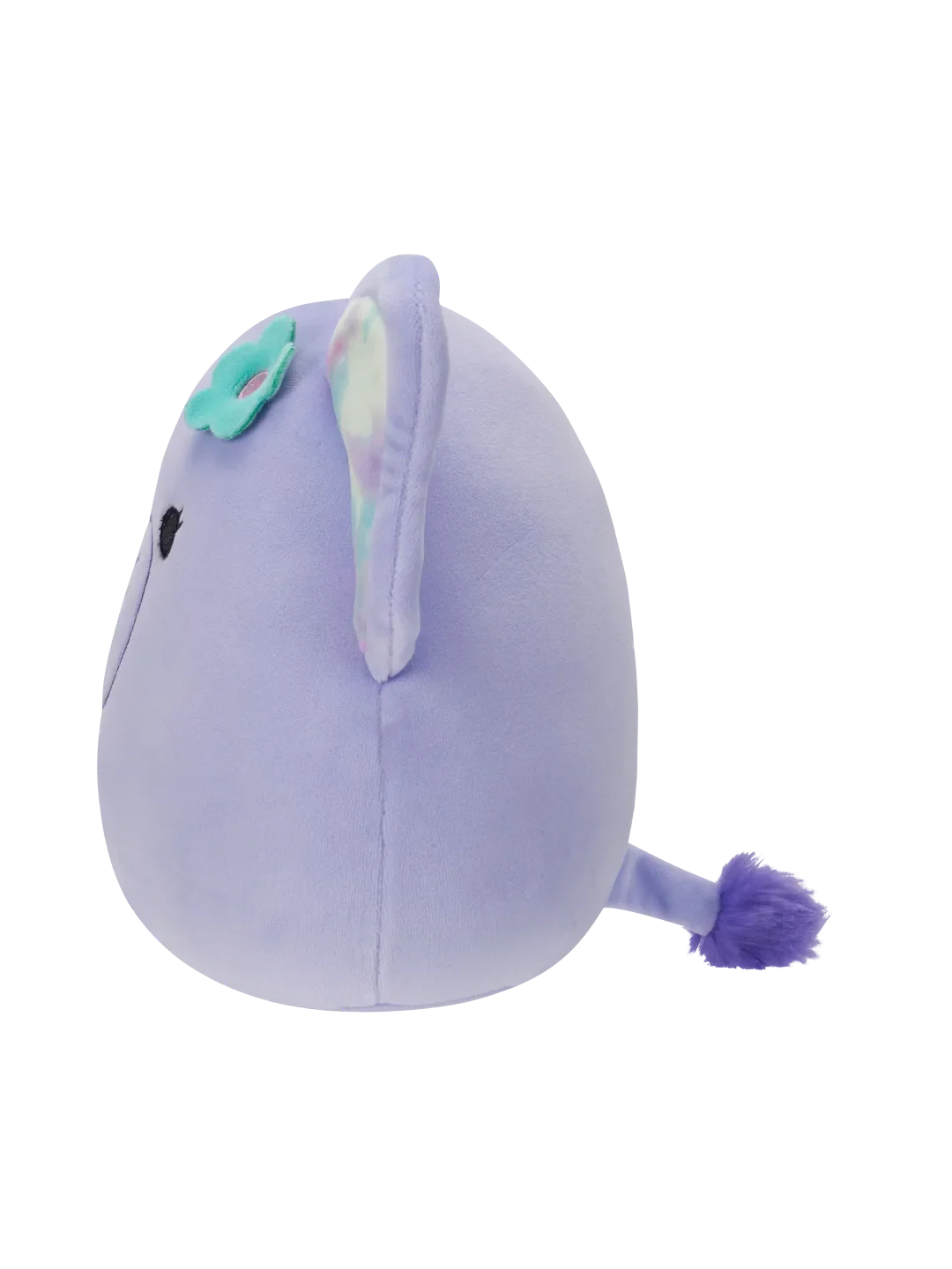 Squishmallows Anjali de paarse olifant met bloemenpin, 20 cm - Image 3
