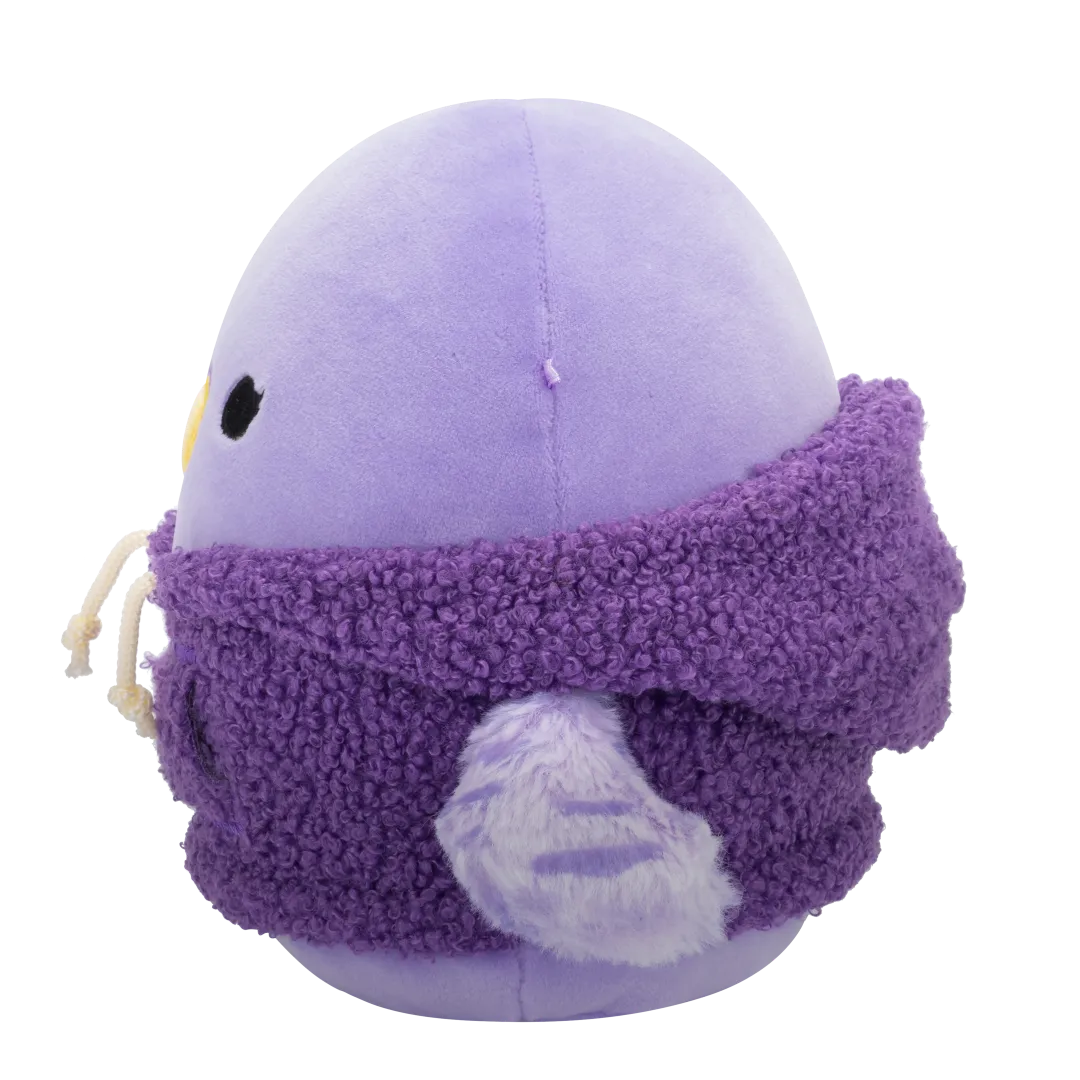 Squishmallows Anoushka de parkiet met wollige hoodie, 20 cm - Image 3