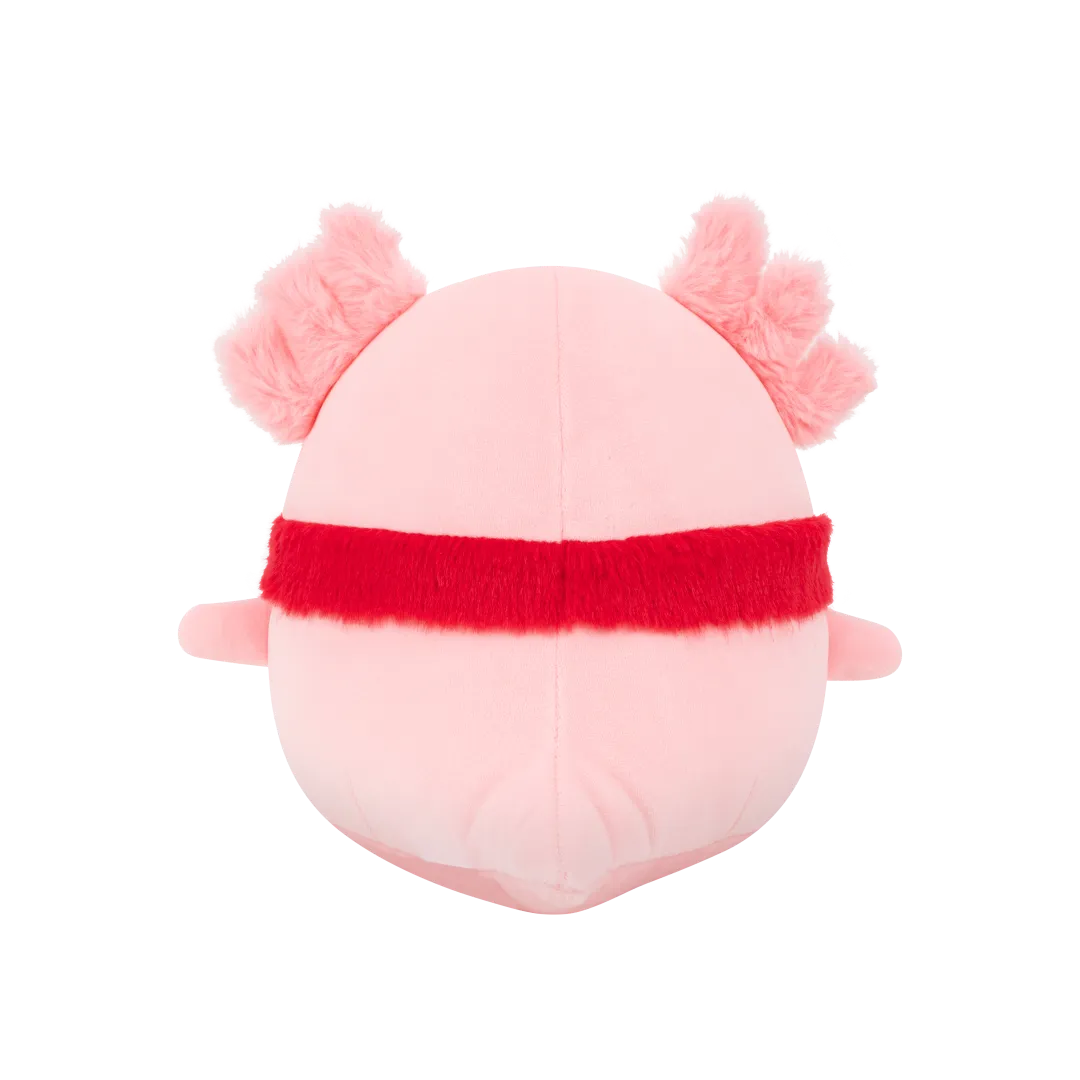 Squishmallows Archie de roze axolotl met fuzzy sjaal, 30 cm - Image 4