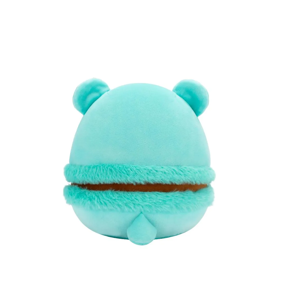 Squishmallows Belinda de Teal Bear Macaron met chocoladevulling en roze druppel, 20 cm - Image 4