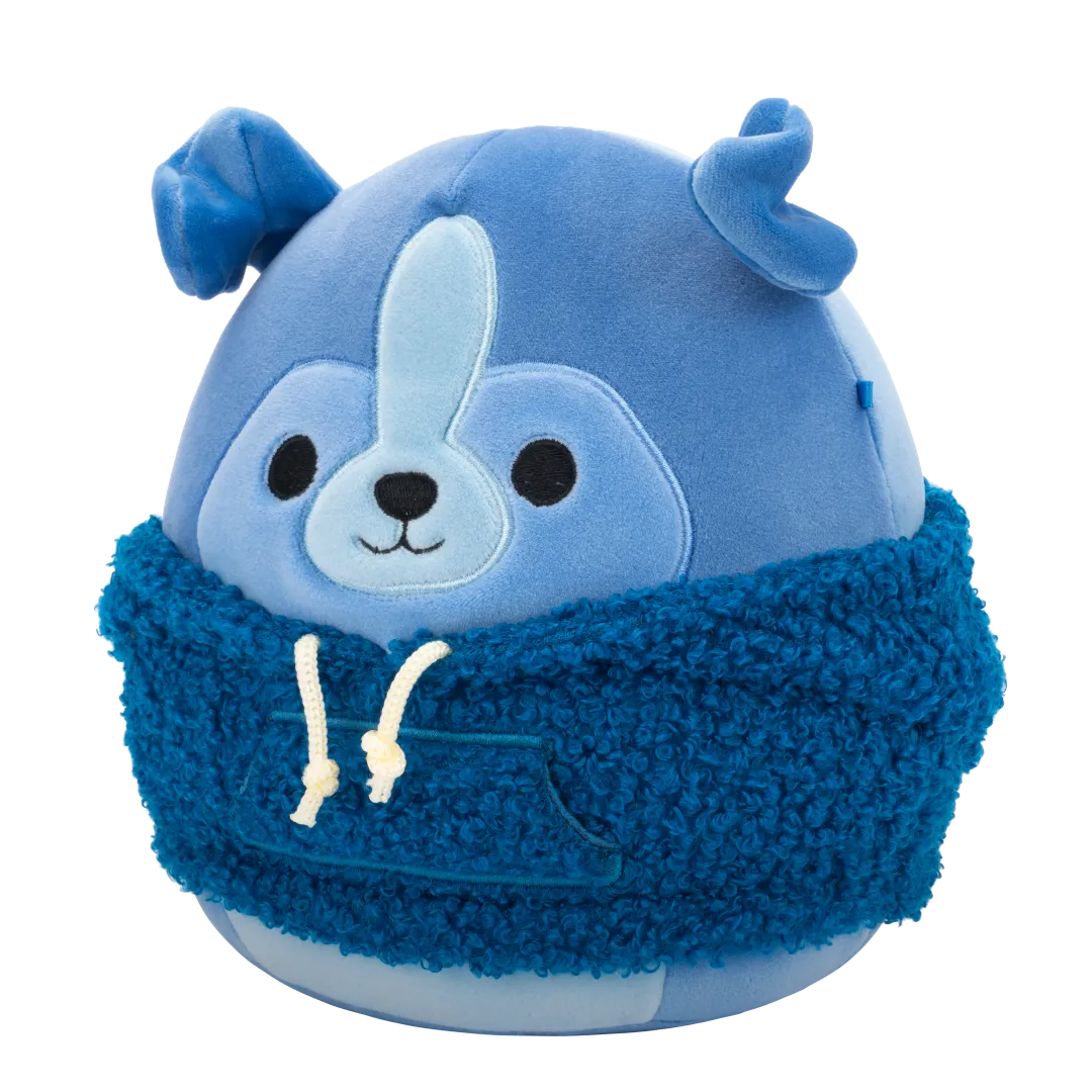 Squishmallows Botera de Sheltie met wollige hoodie, 20 cm - Image 2