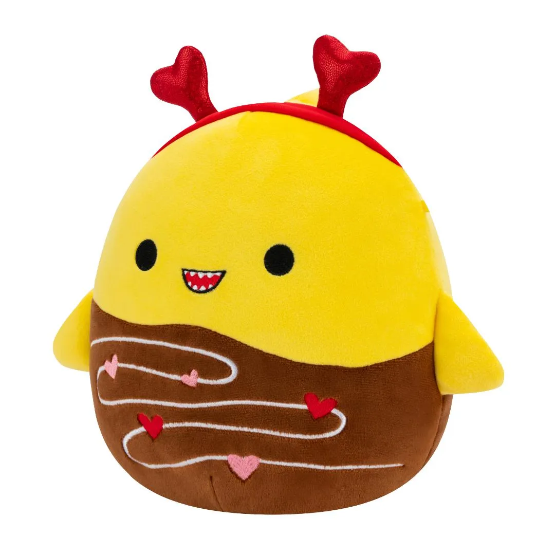 Squishmallows Chandler de in chocolade gedoopte gele haai, 20 cm - Image 2