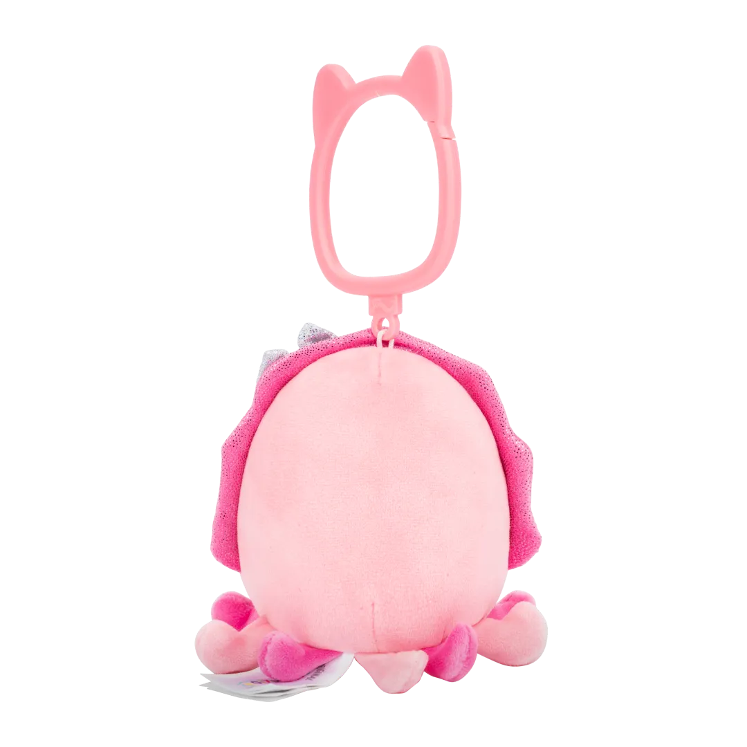Squishmallows sleutelhanger Auggie de inktvis met strik, 9 cm - Image 4