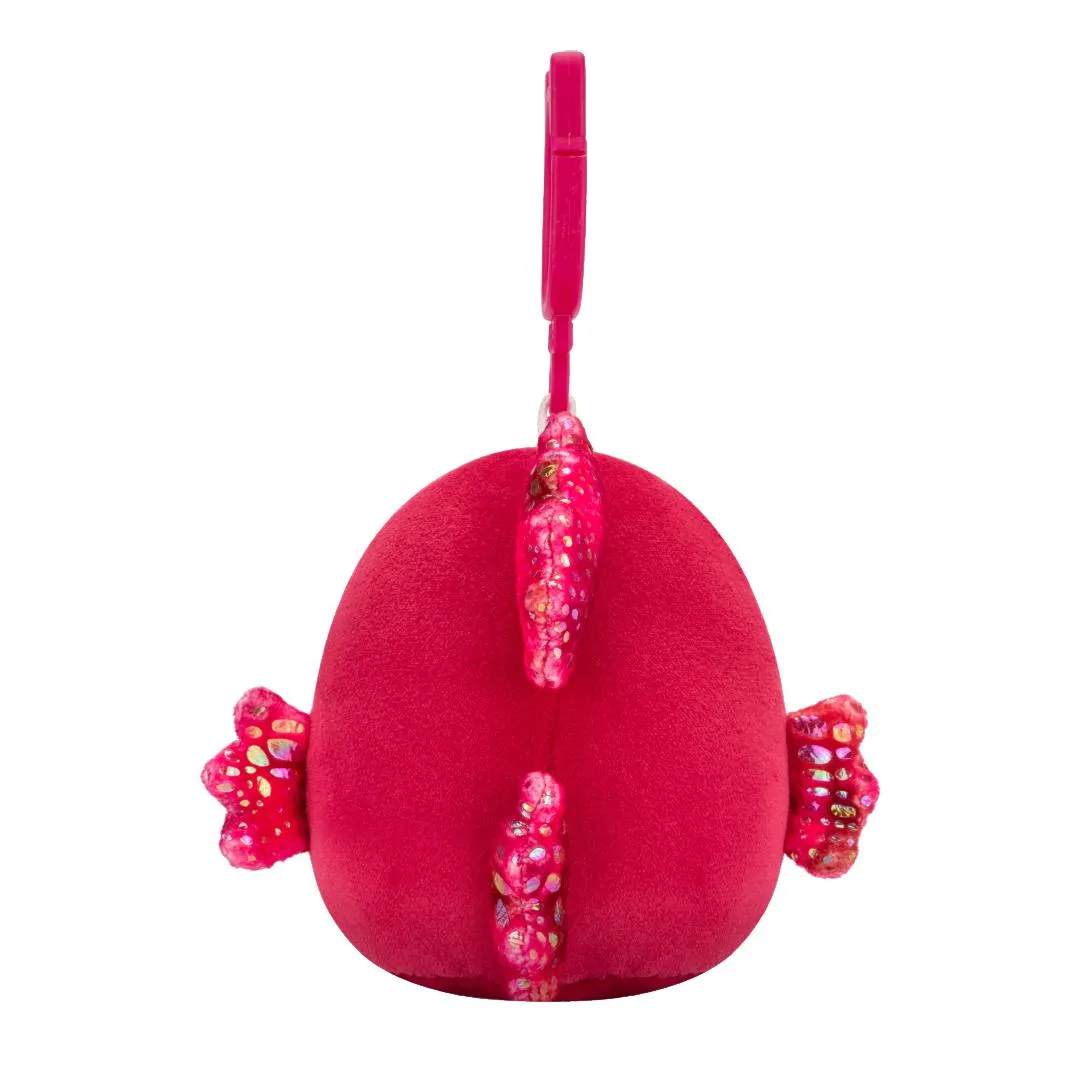 Squishmallows Clip-On Barella de framboos betta vis, 9 cm - Image 3