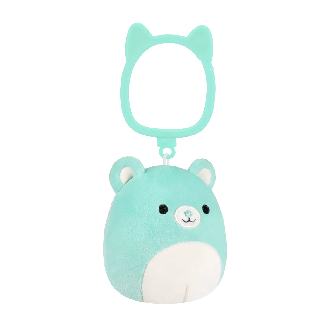 Squishmallows sleutelhanger Belinda de blauwgroene beer, 9 cm - Image 2