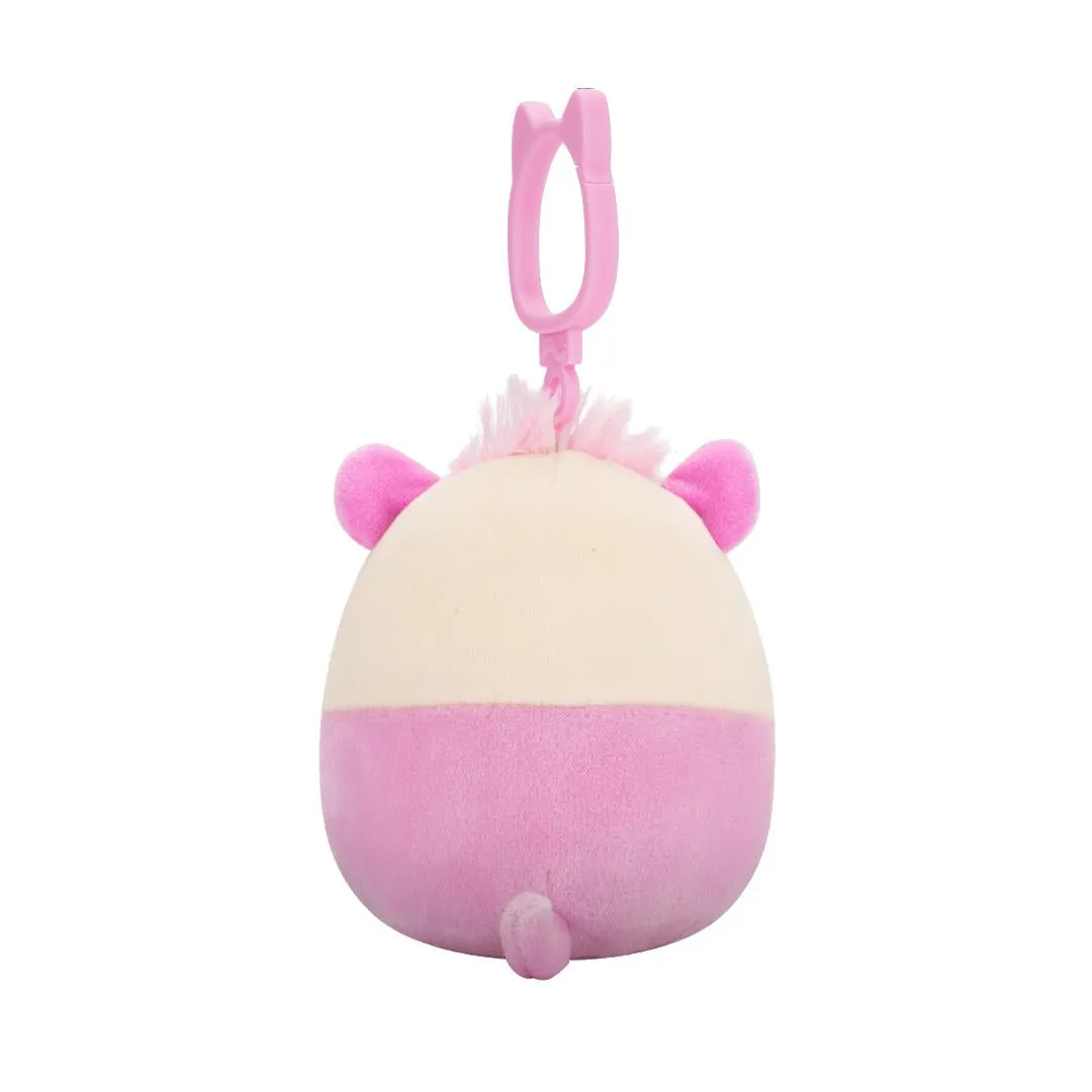 Squishmallows Clip-On Chambless de roze opossum, 9 cm - Image 4