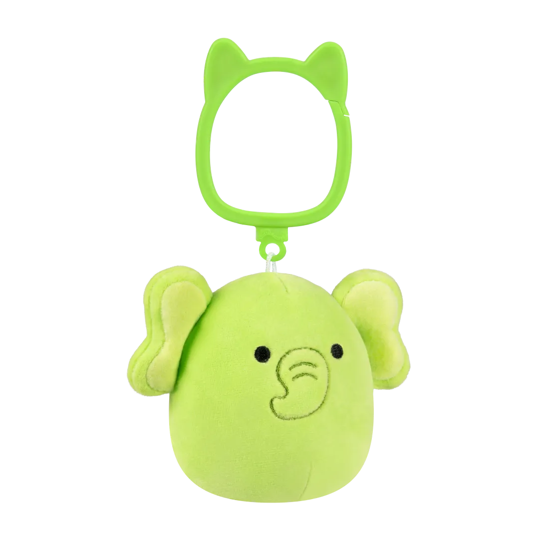 Squishmallows sleutelhanger Franky de limoen groene olifant, 9 cm - Image 3