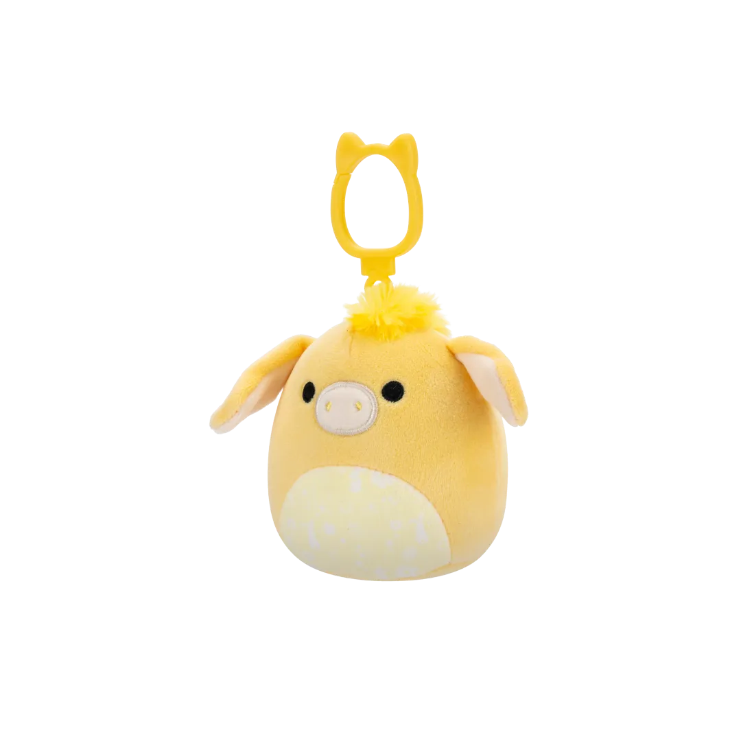Squishmallows Clip-On Gavyn de gele ezel, 9 cm - Image 2